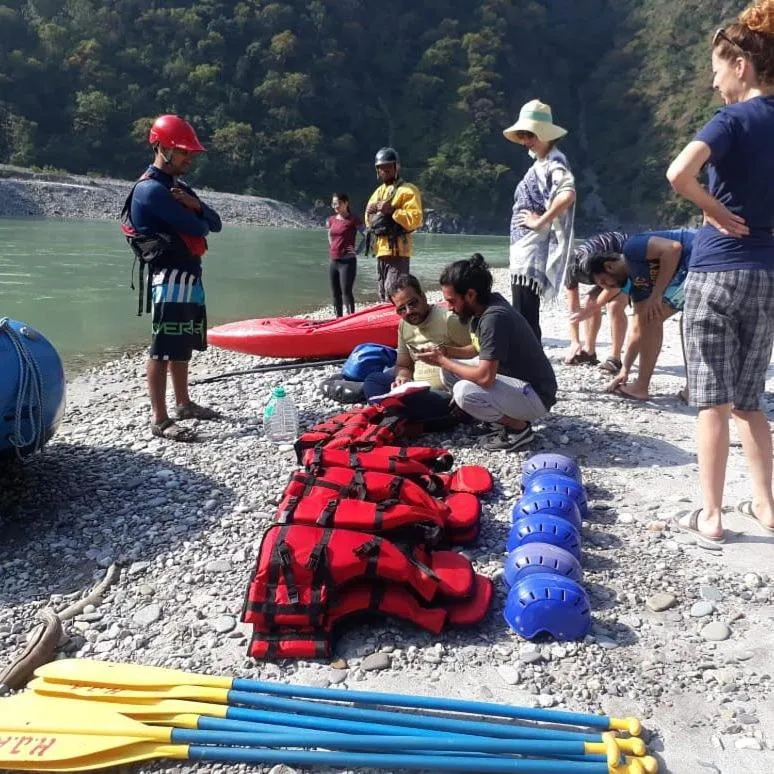 Canoeing in Samira's Birds & Butterflies Park-Spashram Ganga Beach Retreat