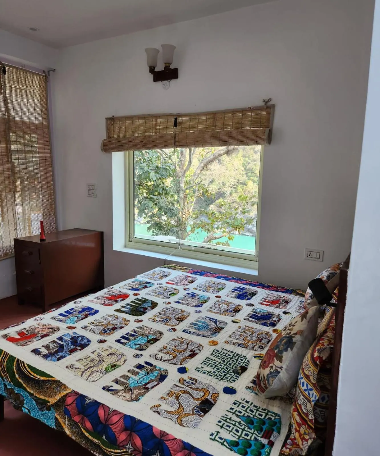 Bedroom, Bed in Samira's Birds & Butterflies Park-Spashram Ganga Beach Retreat