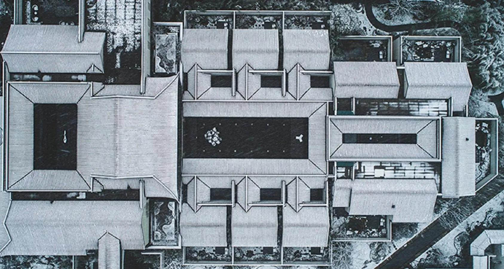 Bird's eye view in Banyan Tree Anji