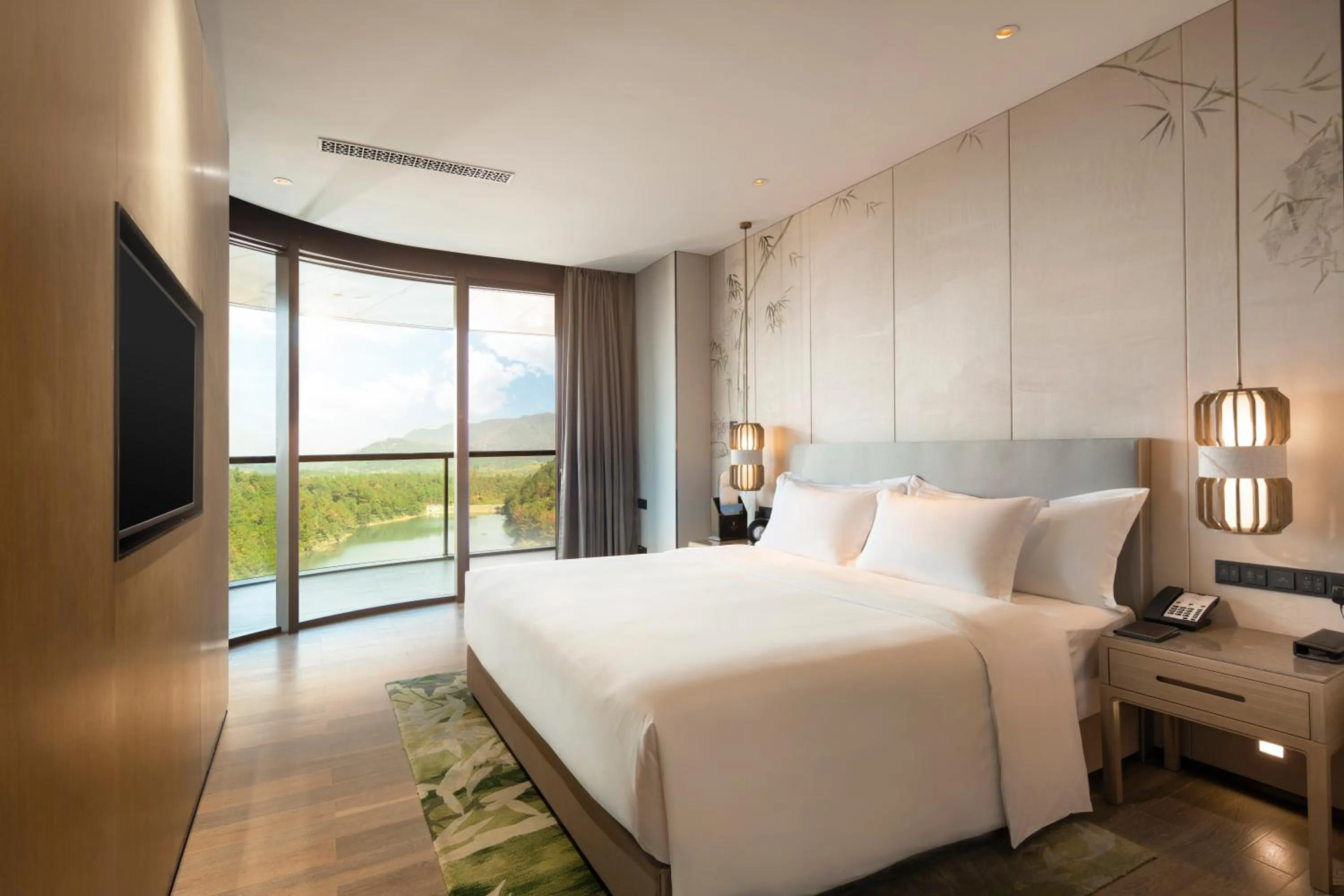 Bed in Banyan Tree Anji