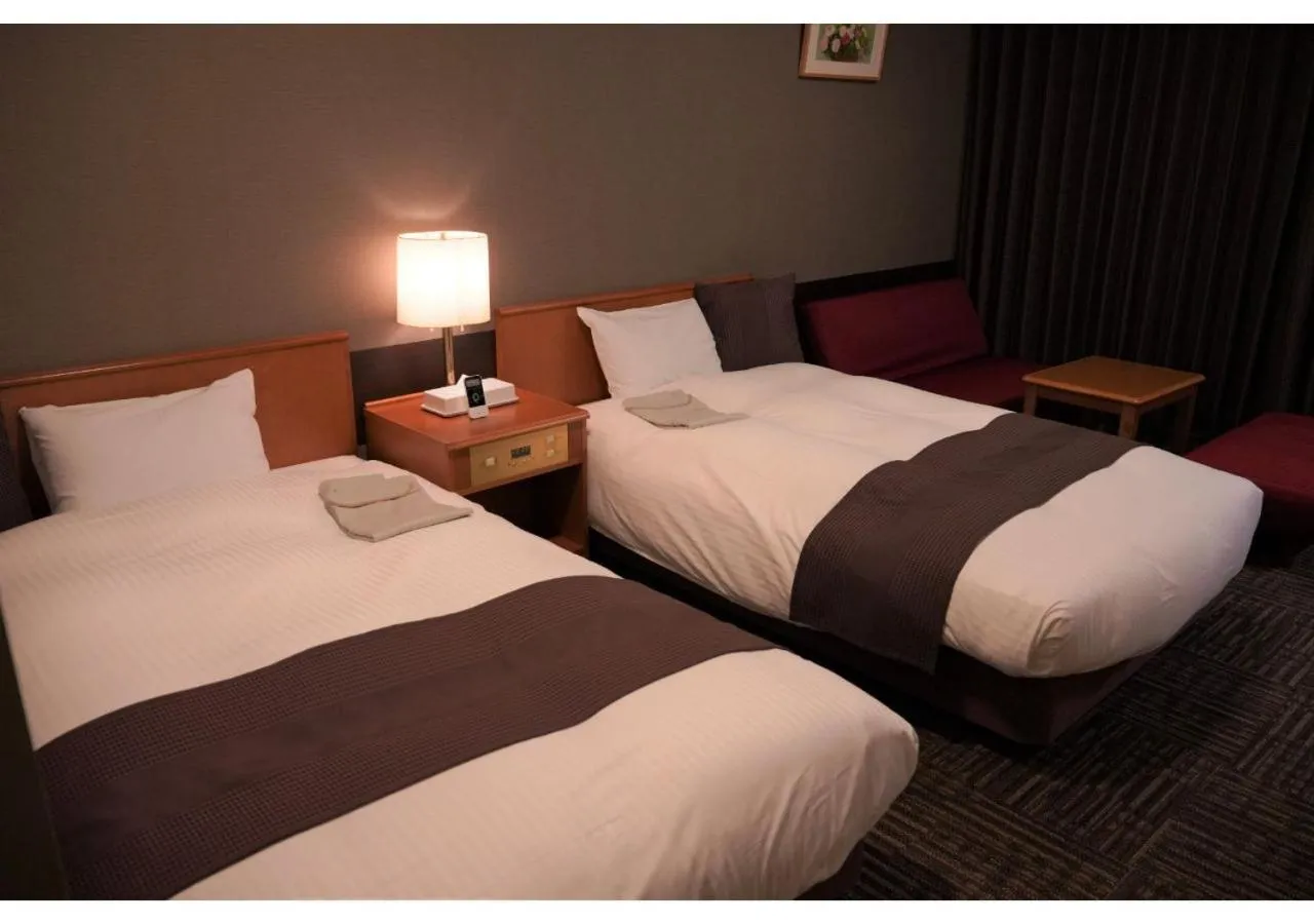 Bed in Hotel Hachiman