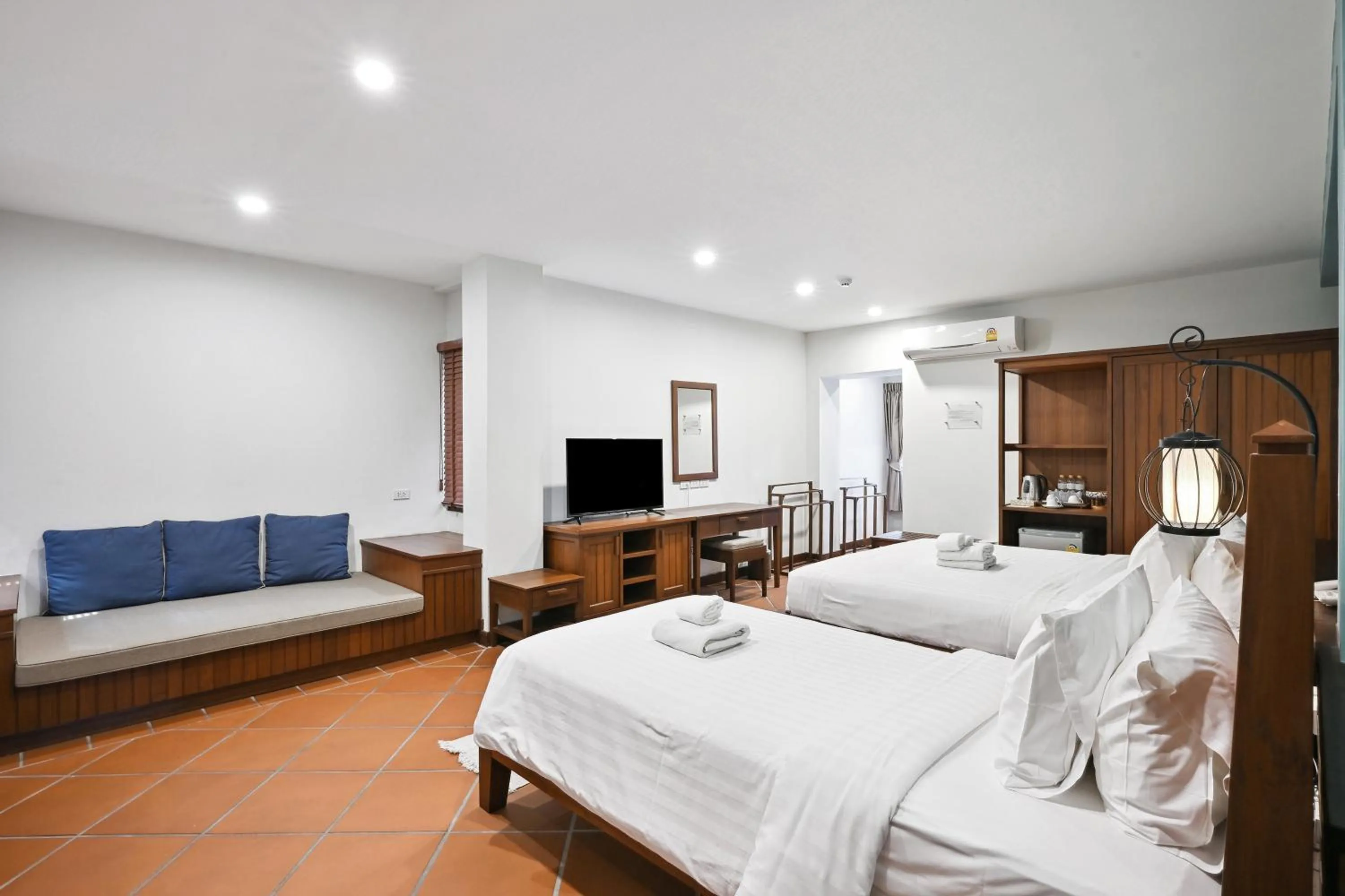 Bed in Villa Sanpakoi