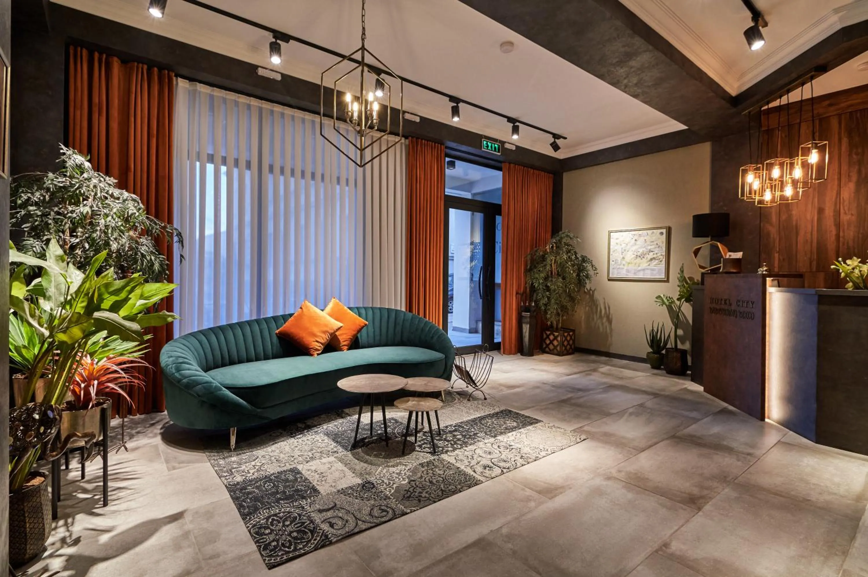 Lobby or reception in Hotel City