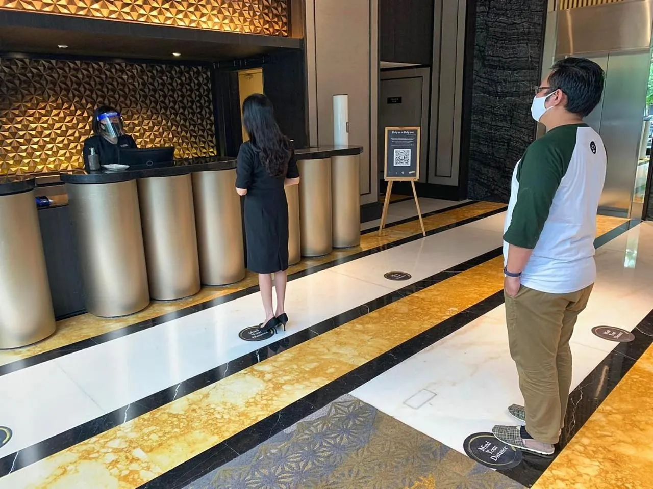 Lobby or reception in The Alts Hotel