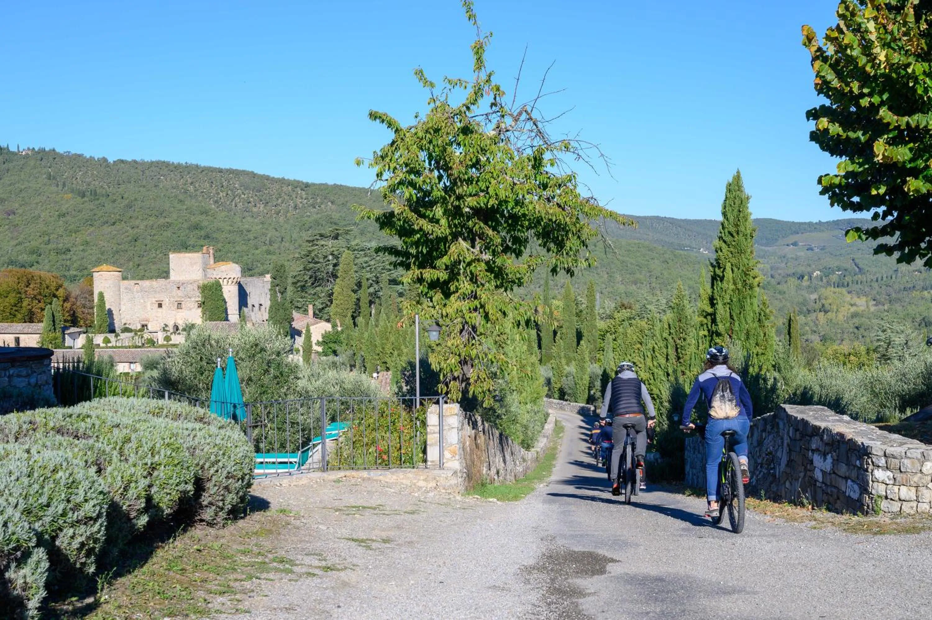 Cycling in Castello Di Meleto