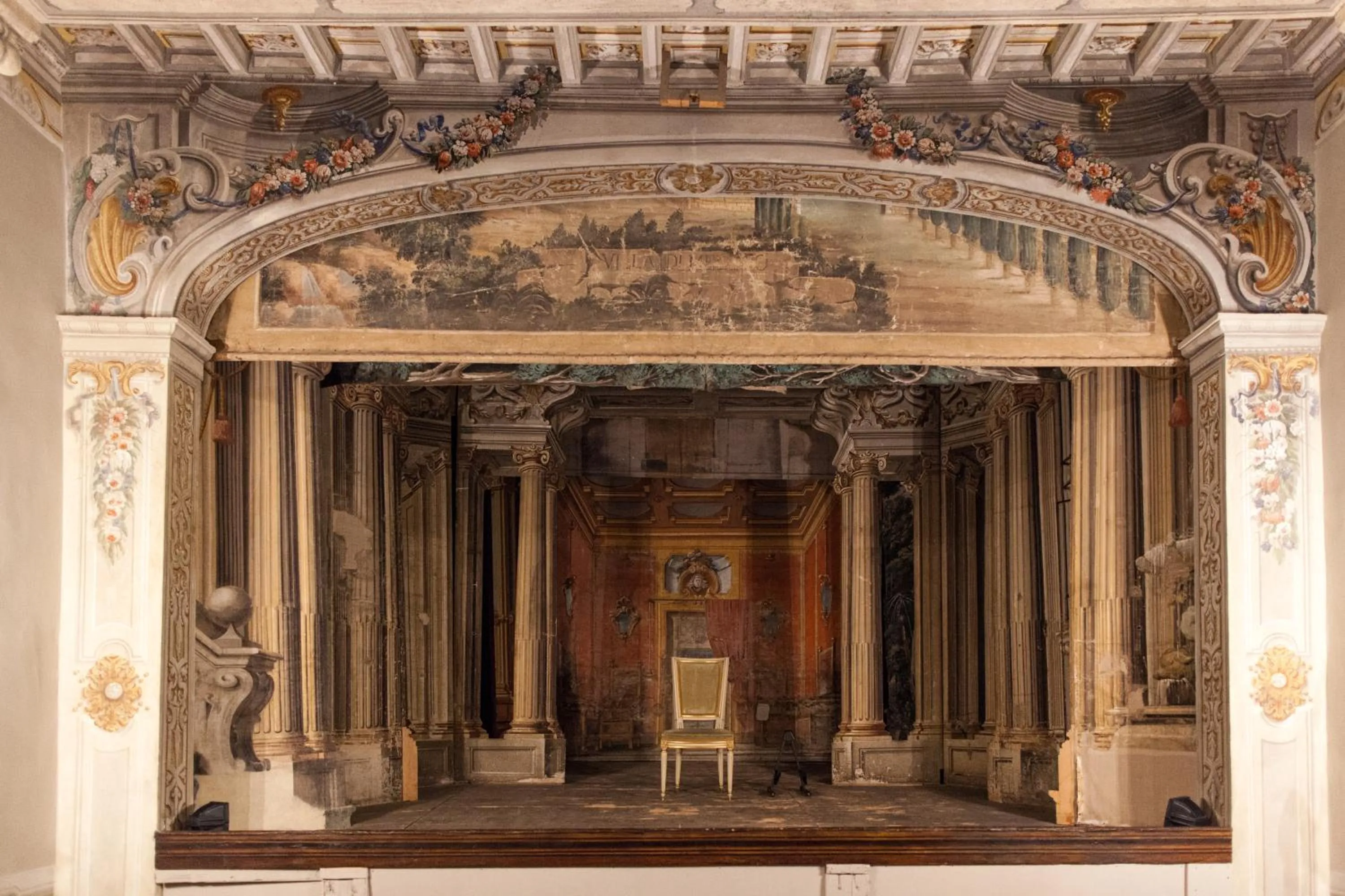 Patio in Castello Di Meleto