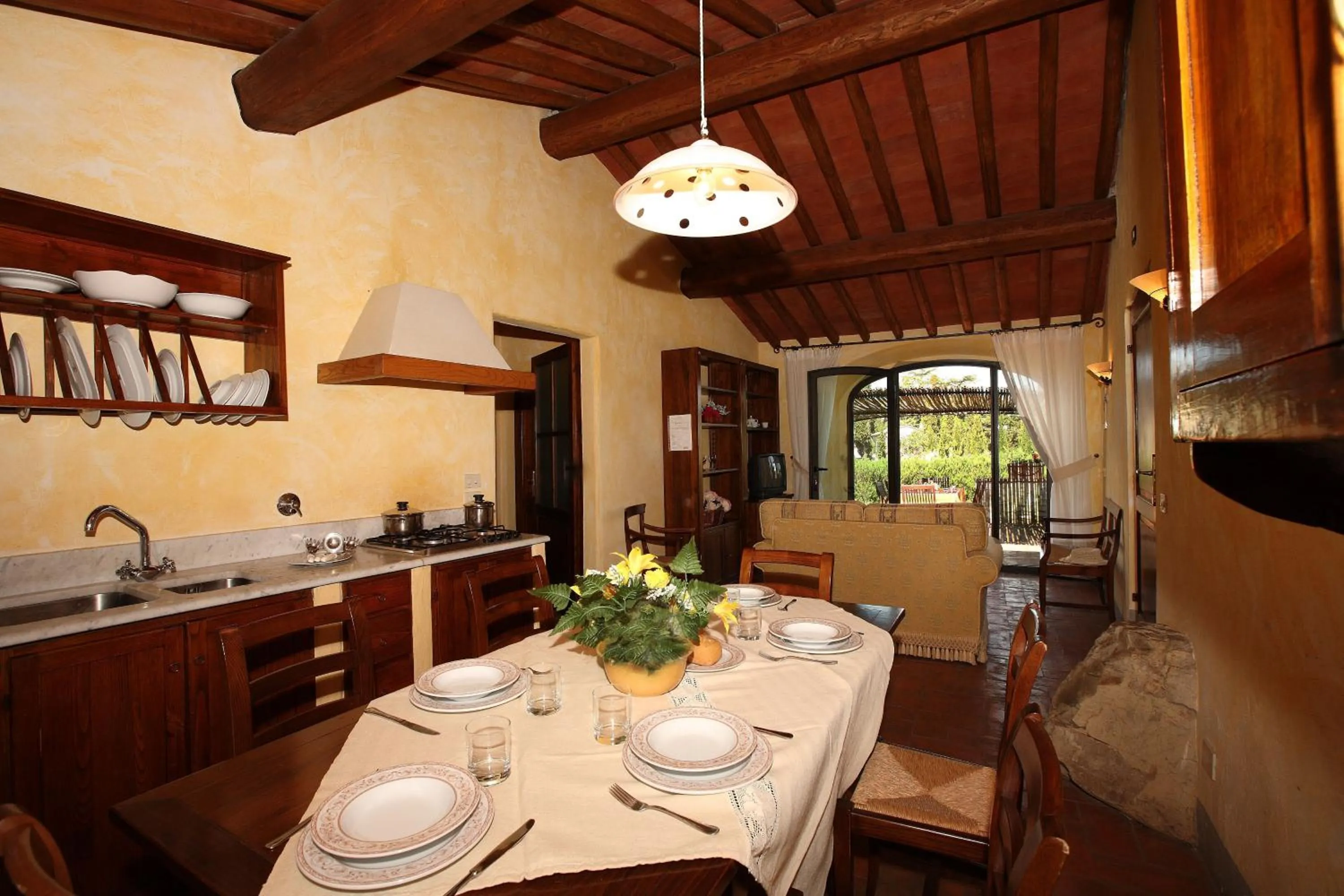 Kitchen or kitchenette in Castello Di Meleto
