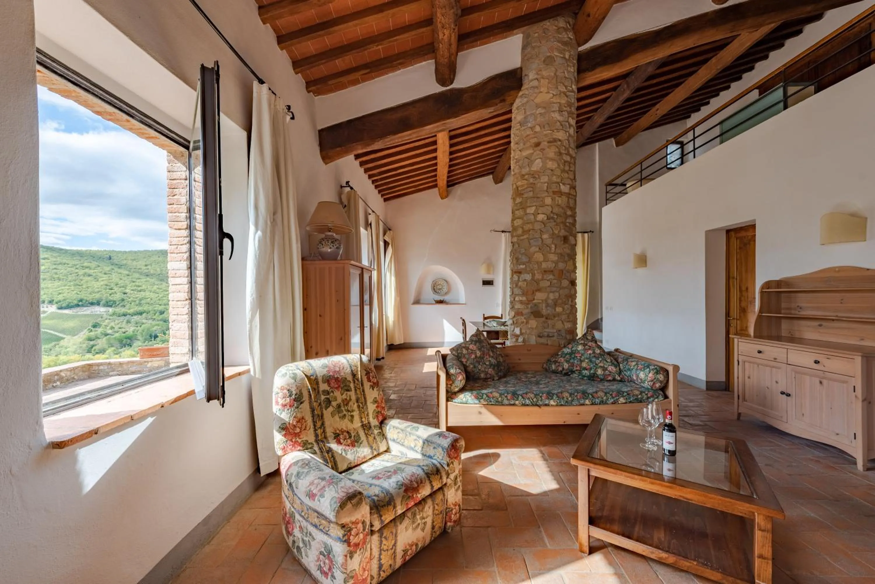 Living room in Castello Di Meleto