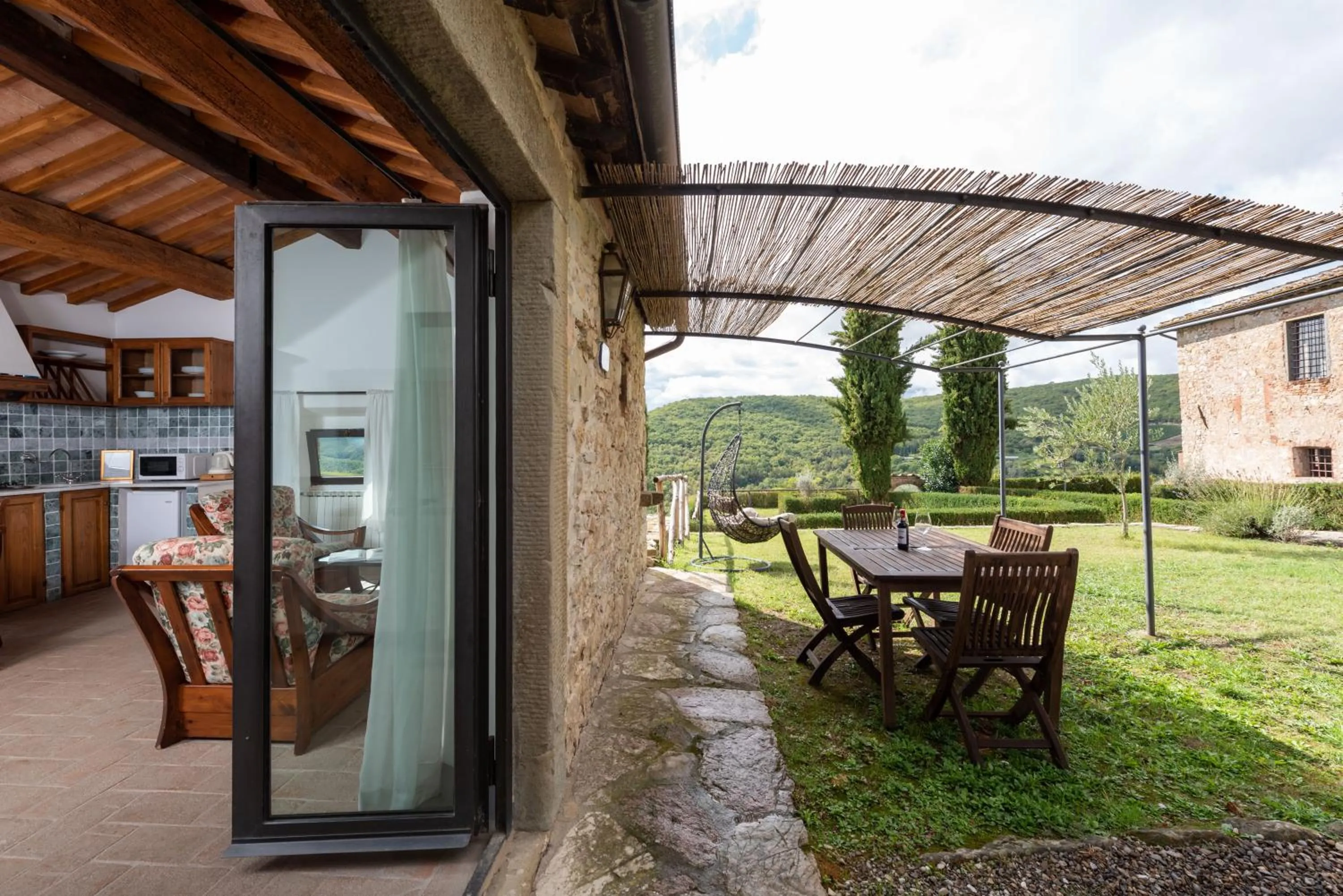 Patio in Castello Di Meleto