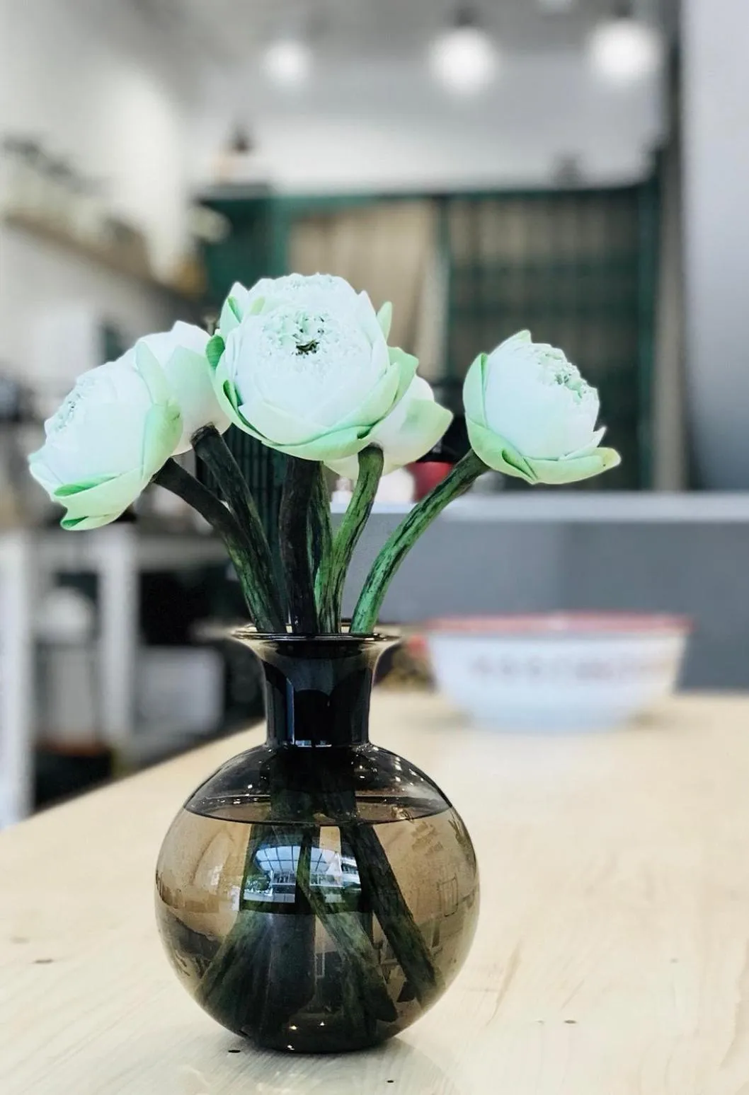 Decorative detail in Bangkok Sanookdee Hostel