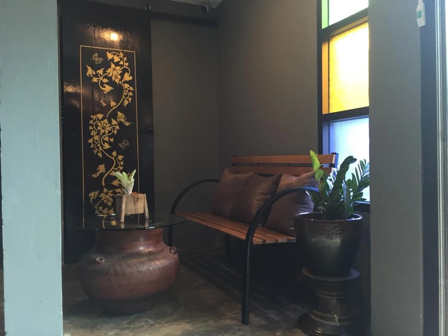 Seating area in Baan Paea Guest House