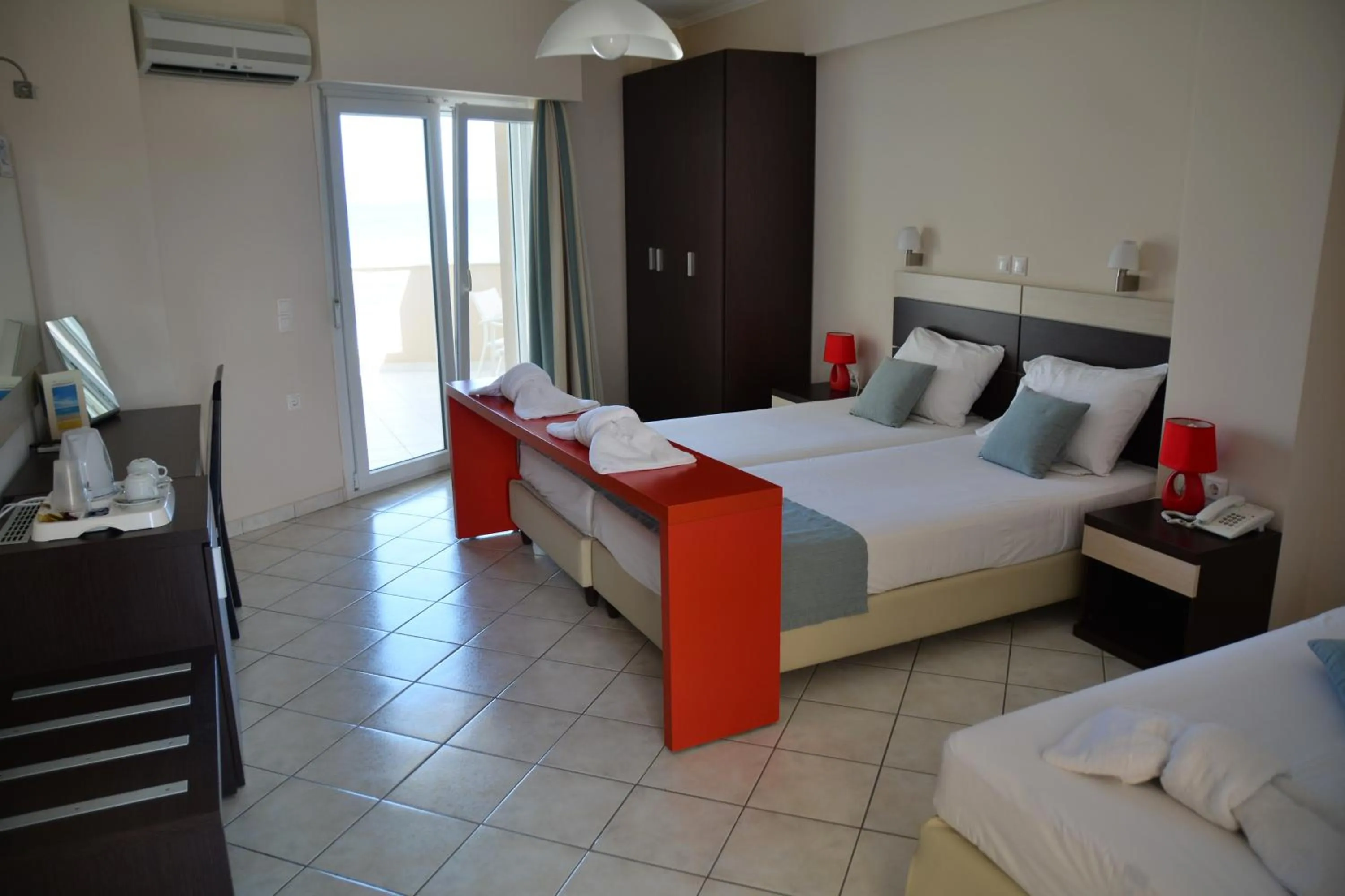 Bed in Al Mare Hotel