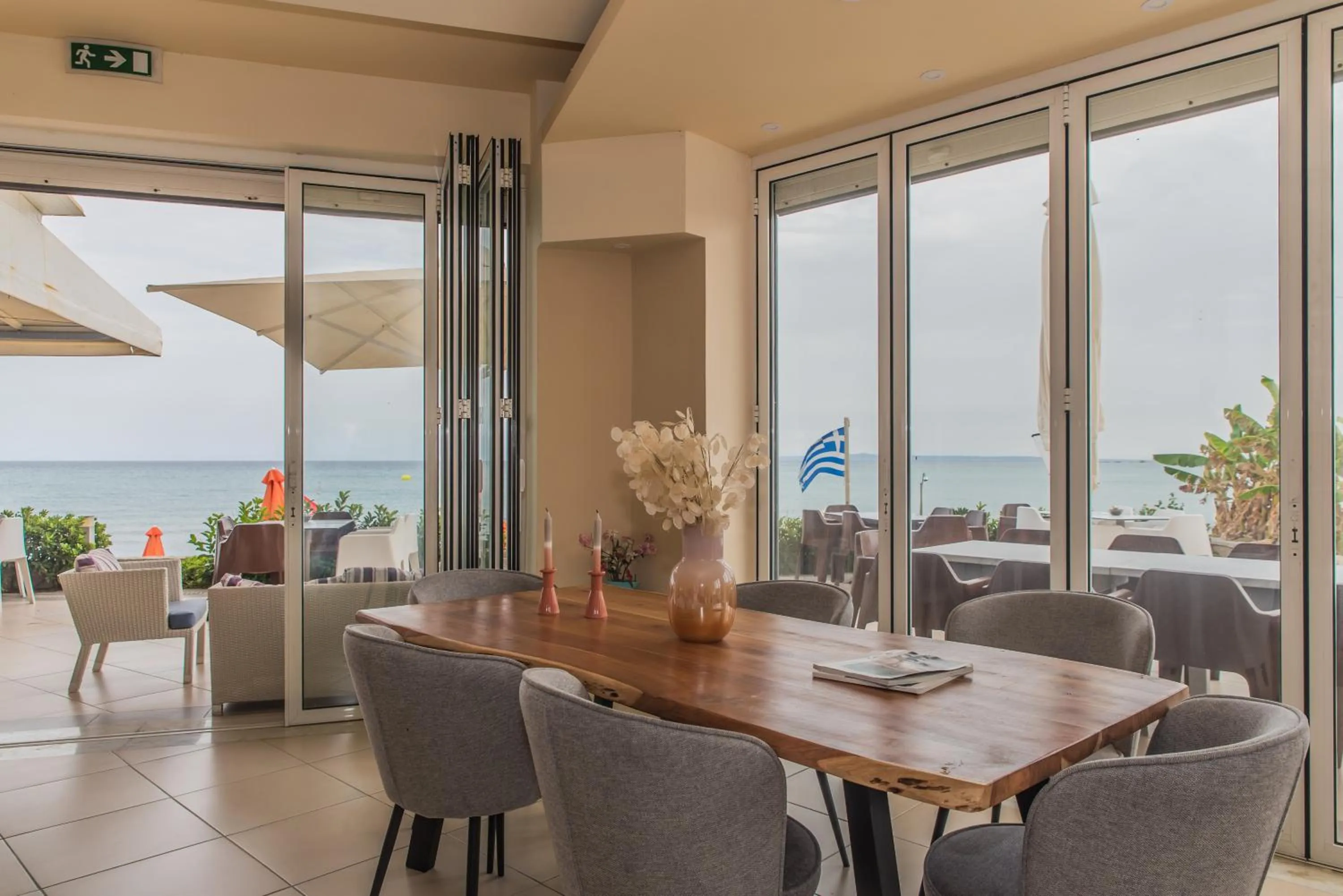 Dining area in Al Mare Hotel