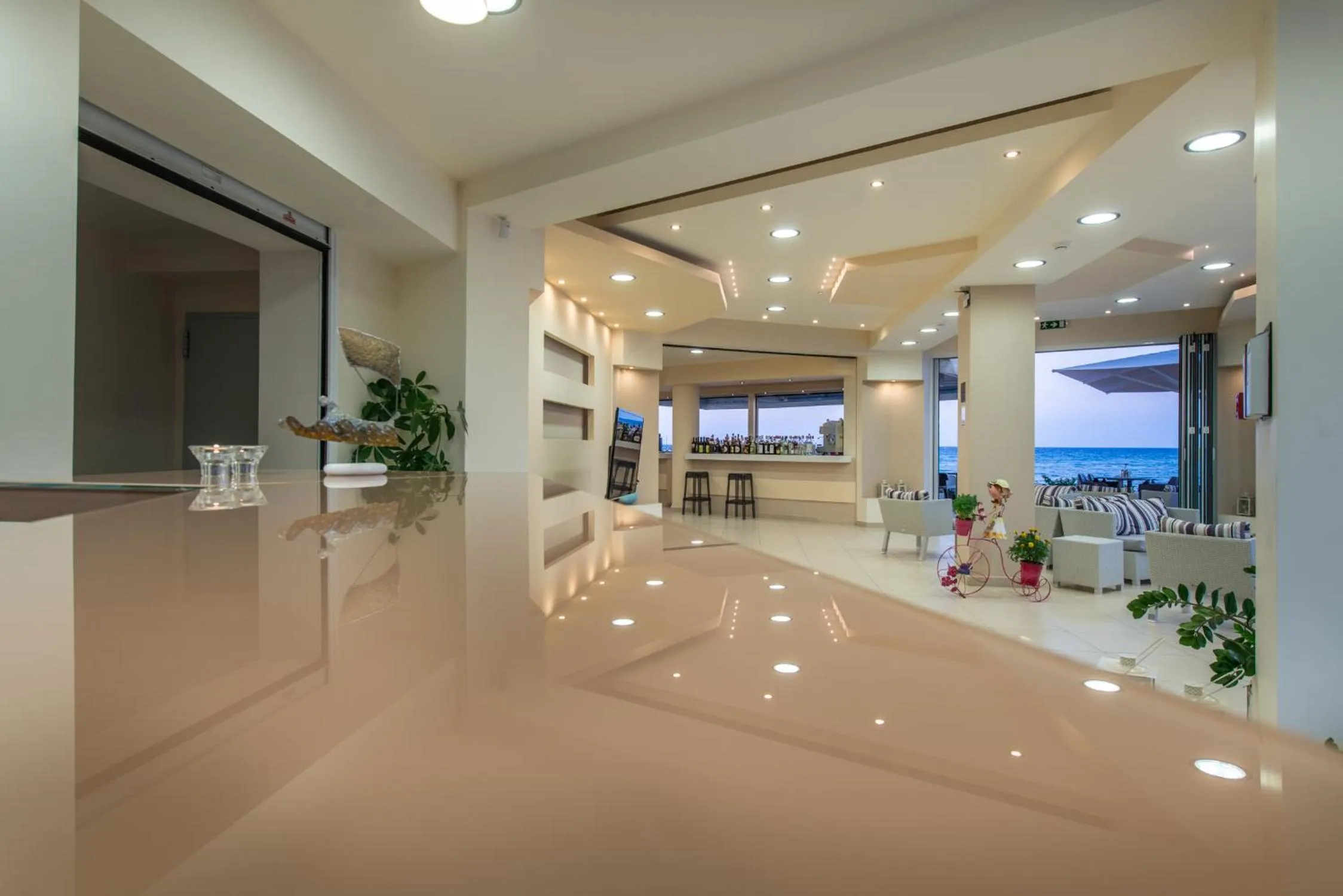 Lobby or reception in Al Mare Hotel