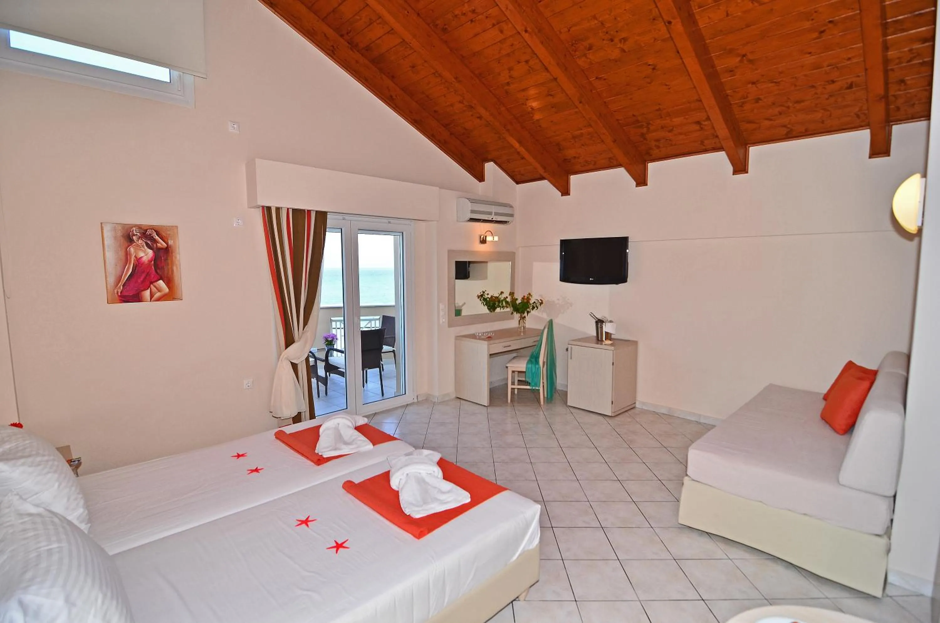 Bed in Al Mare Hotel