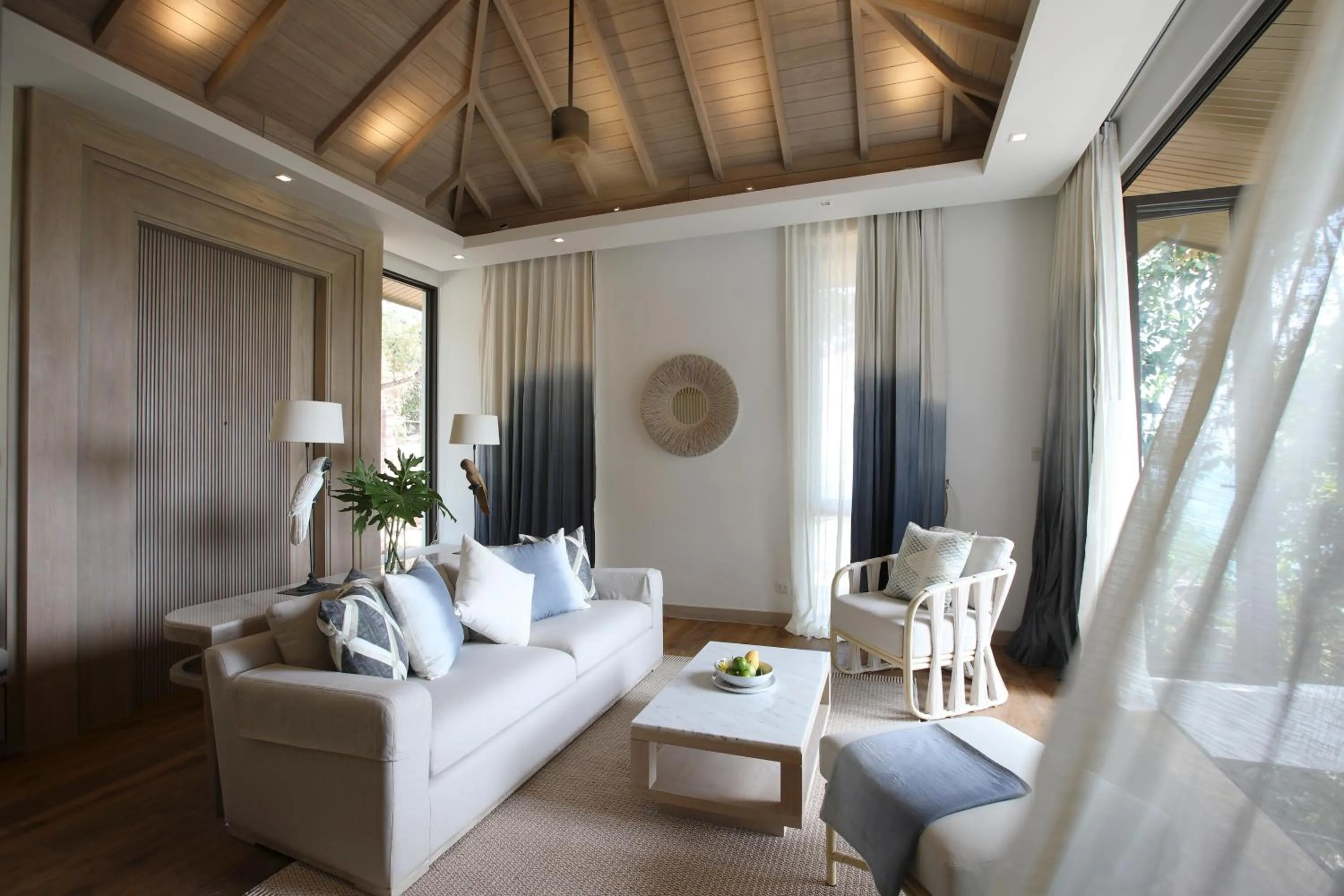 Living room in Cape Fahn Hotel - Private Islands Samui