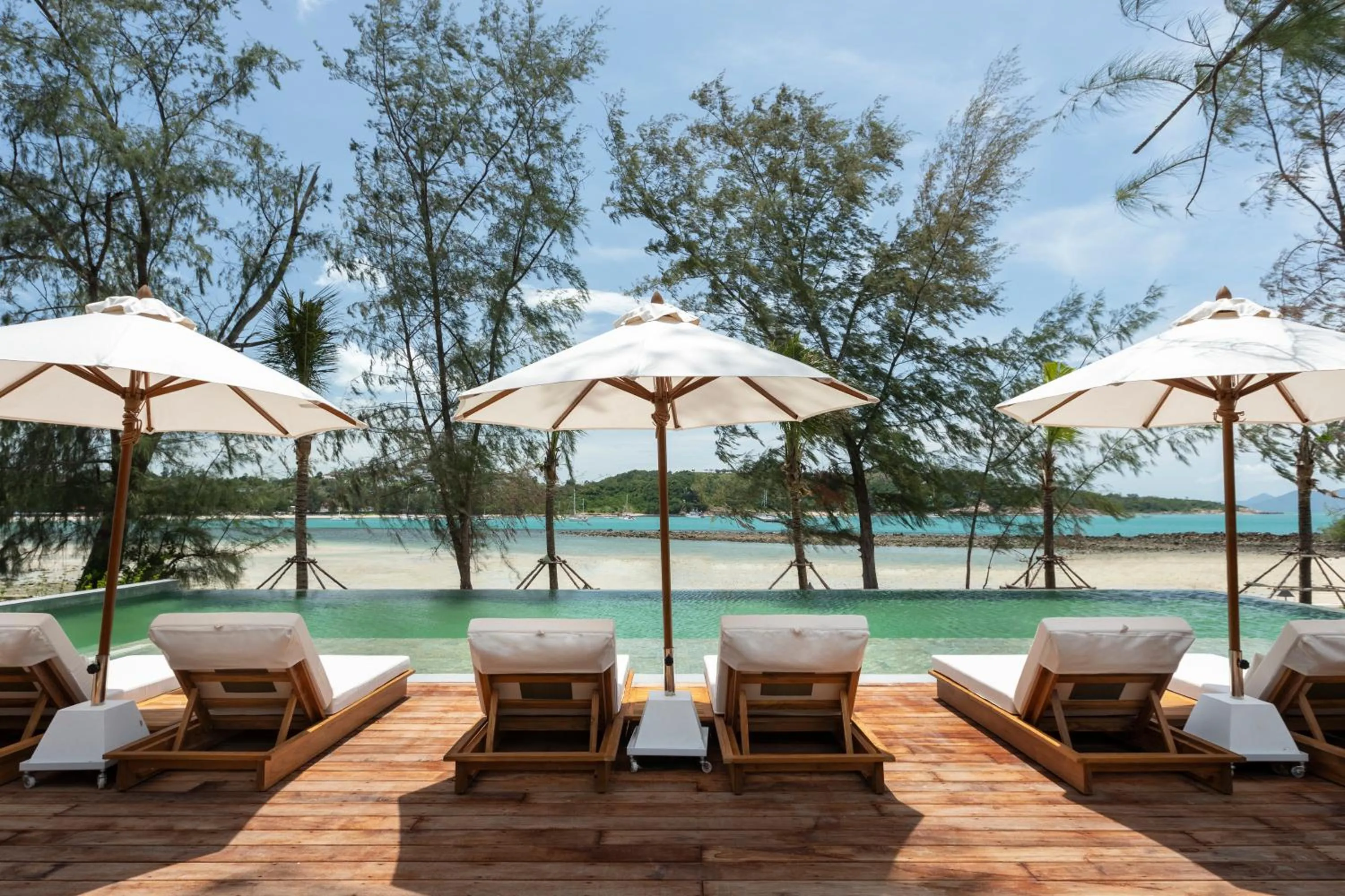 Swimming pool in Cape Fahn Hotel - Private Islands Samui