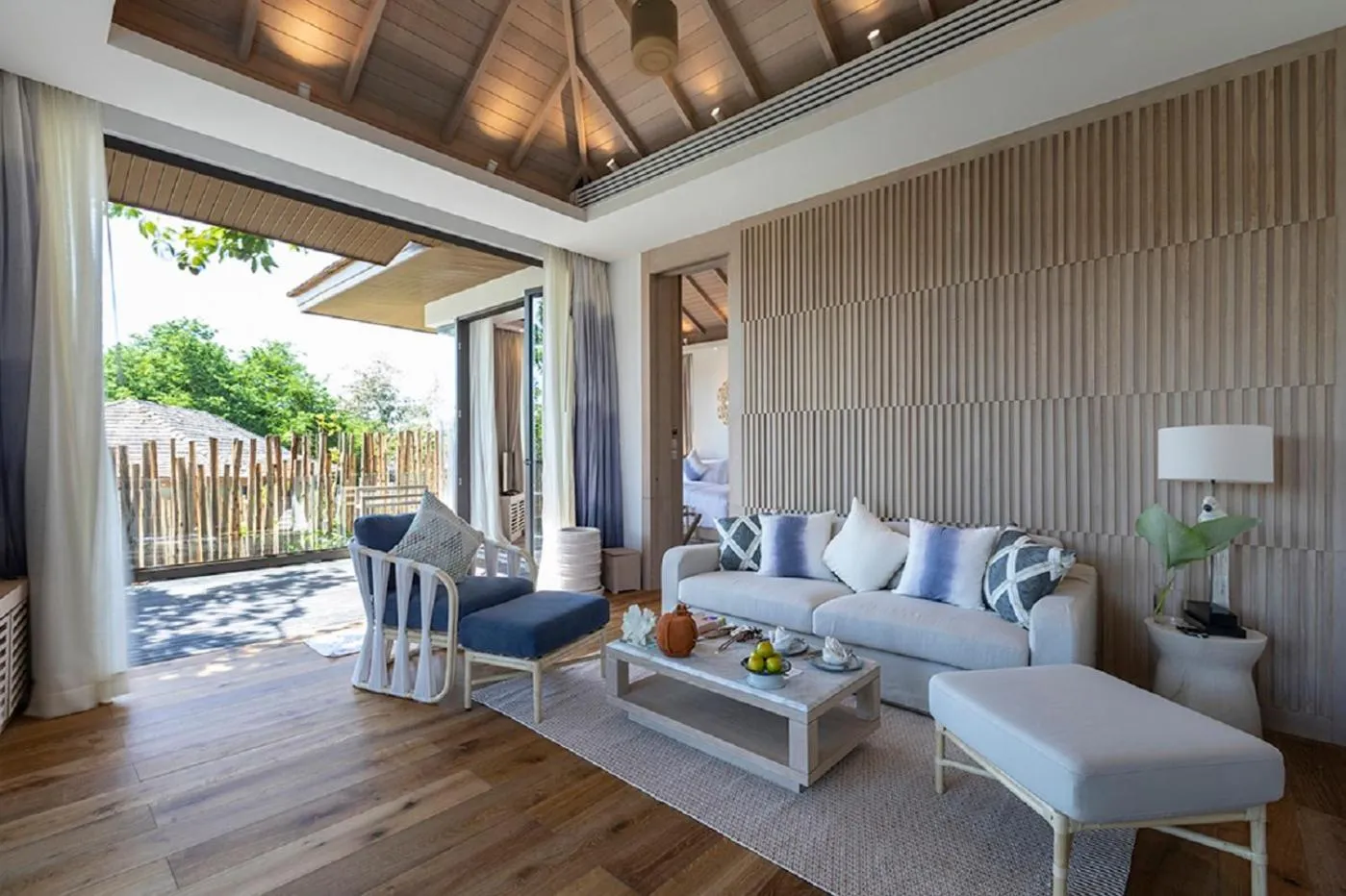 Living room in Cape Fahn Hotel - Private Islands Samui