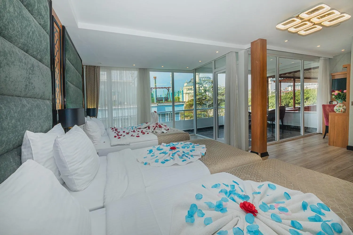 Bed in Aristocrat Hotel