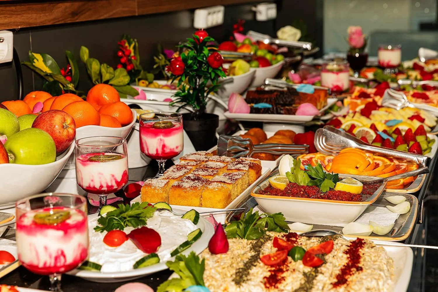 Buffet breakfast in Aristocrat Hotel