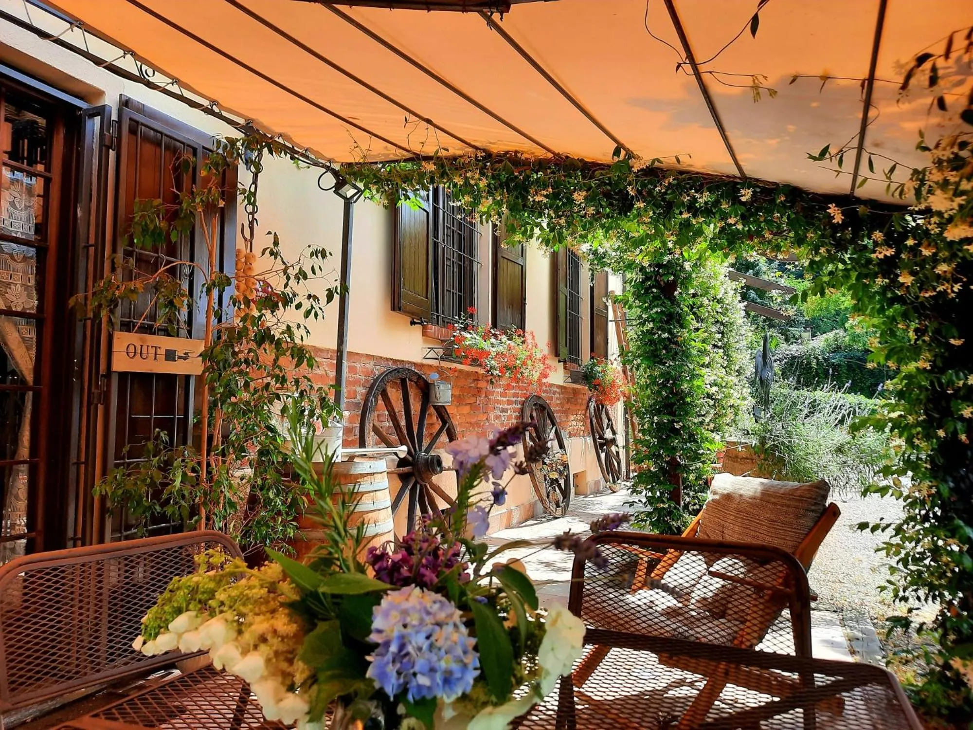 Balcony/Terrace in B&B Relais Cascina al Campaccio