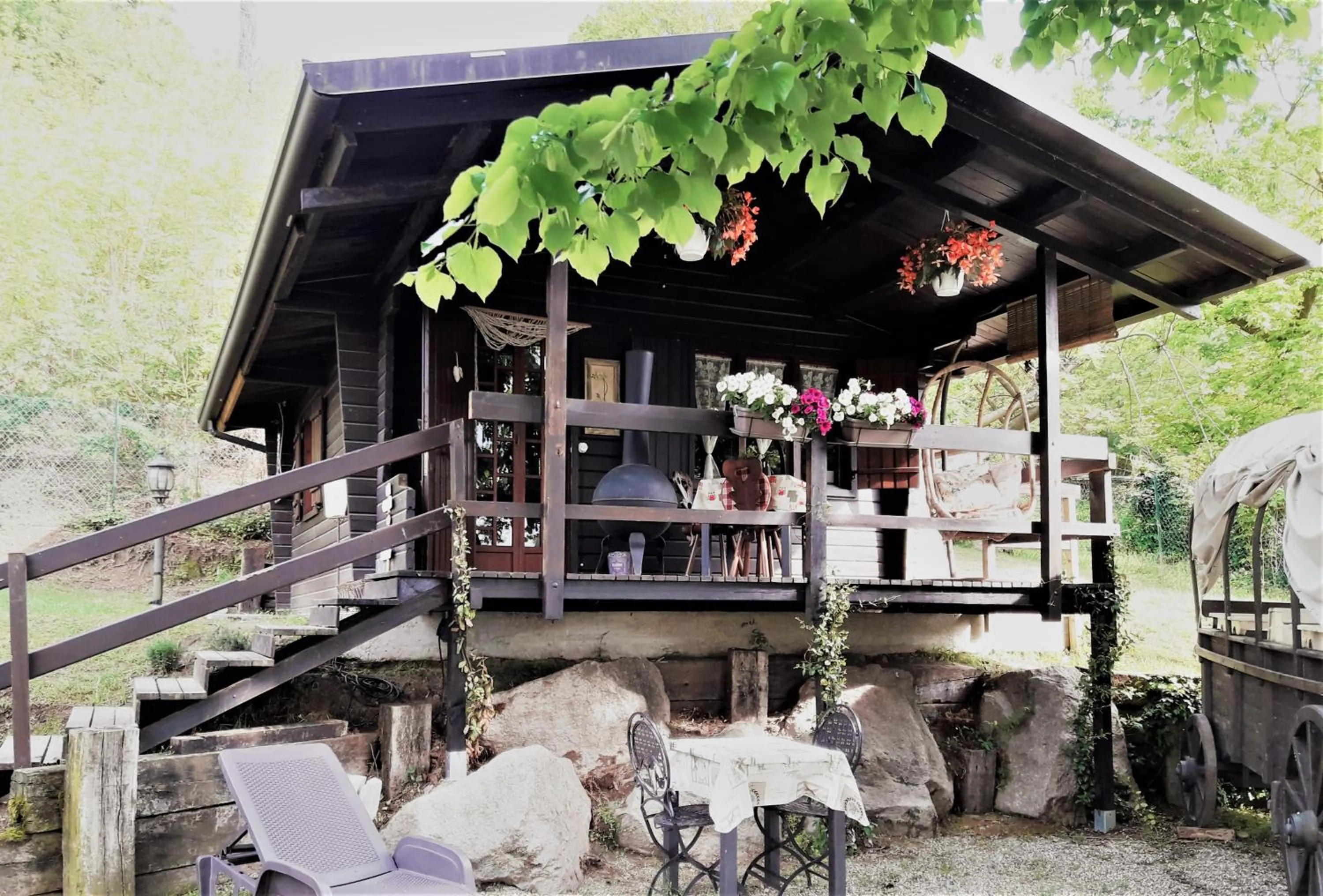 Patio in B&B Relais Cascina al Campaccio