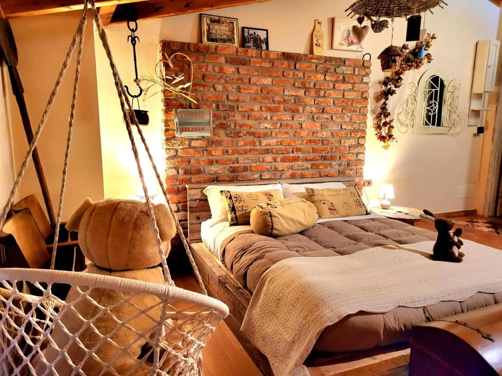 Bedroom, Bed in B&B Relais Cascina al Campaccio