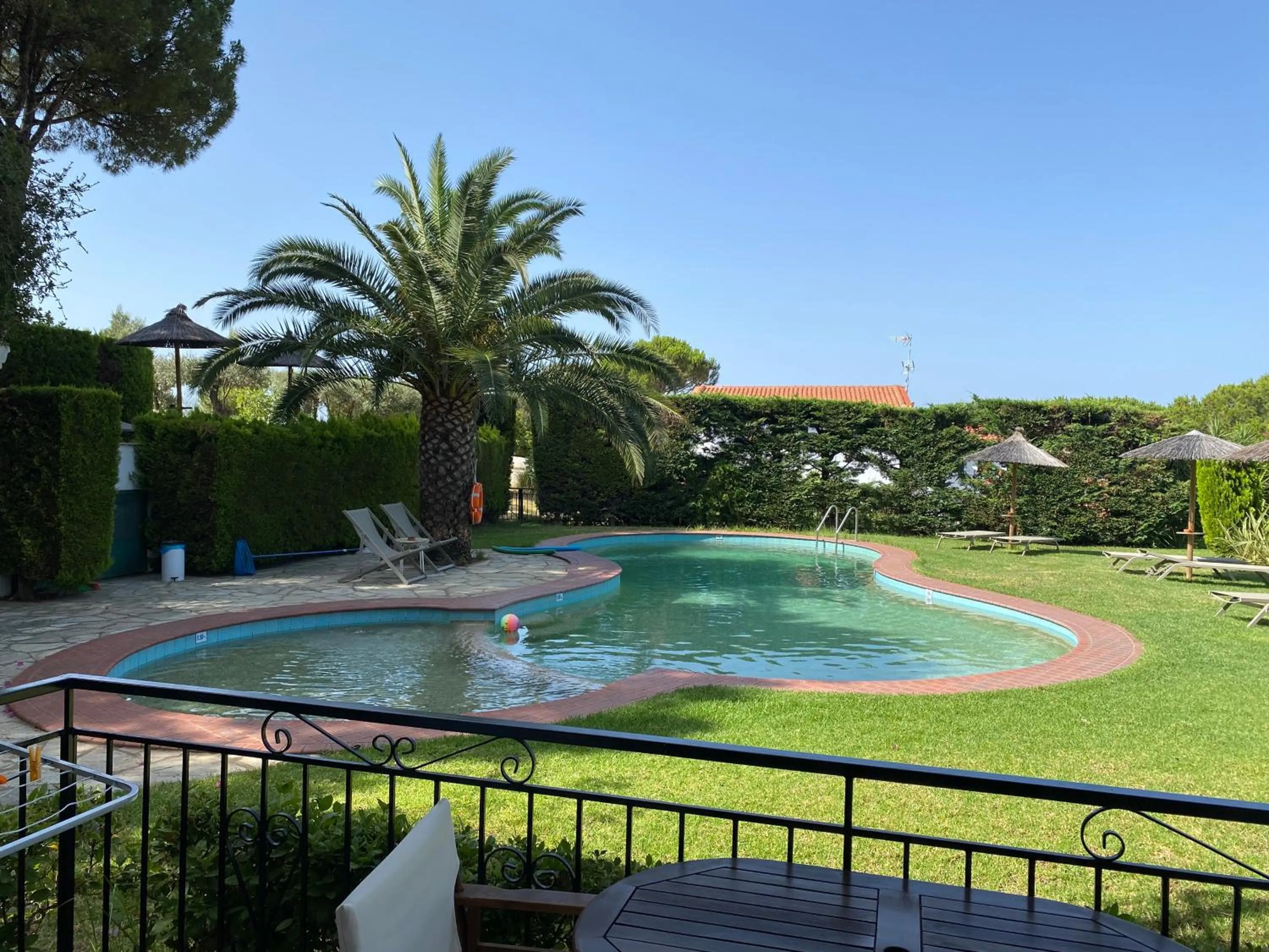 Pool view in Villa Xanthippi