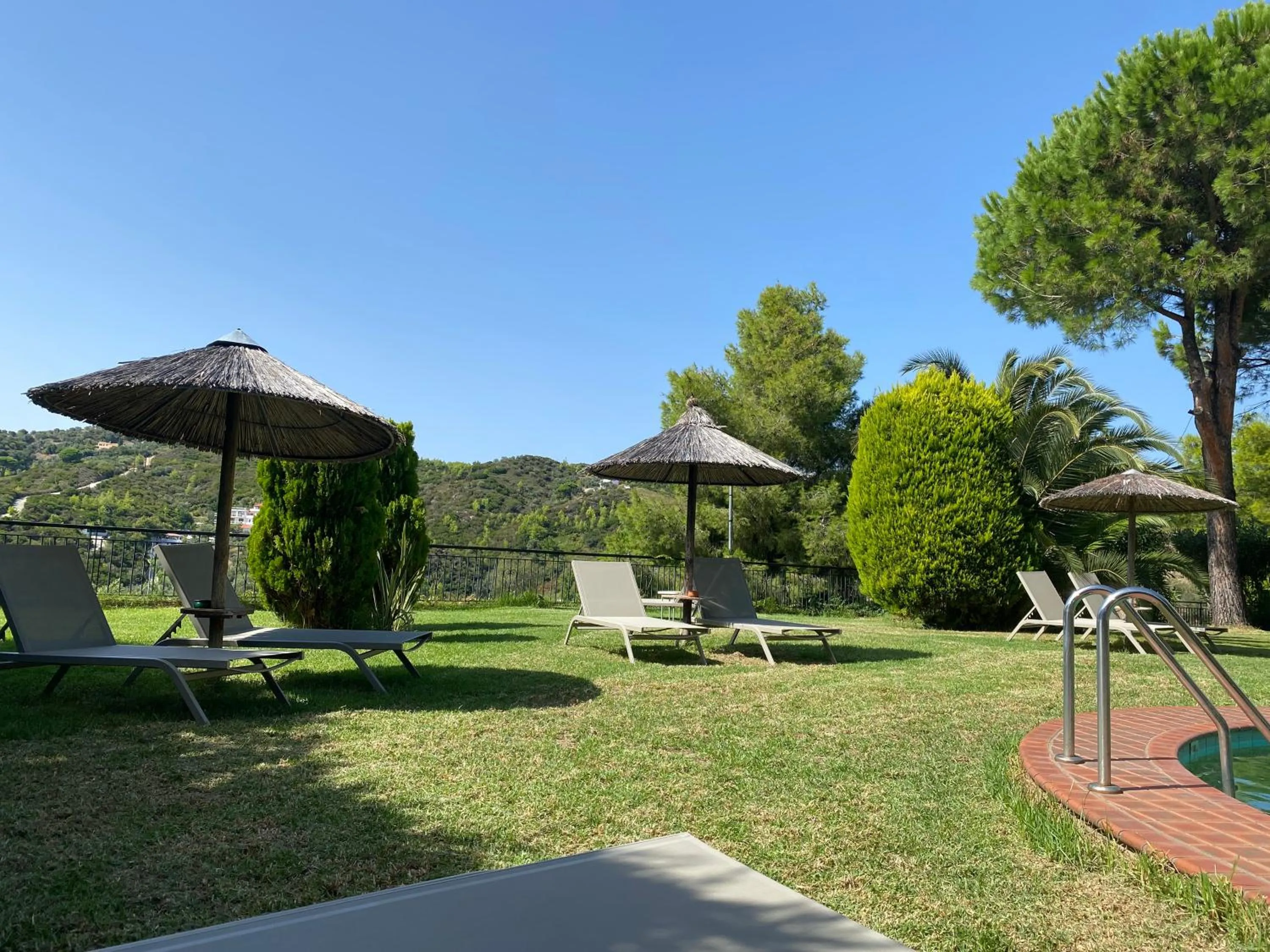 sunbed in Villa Xanthippi