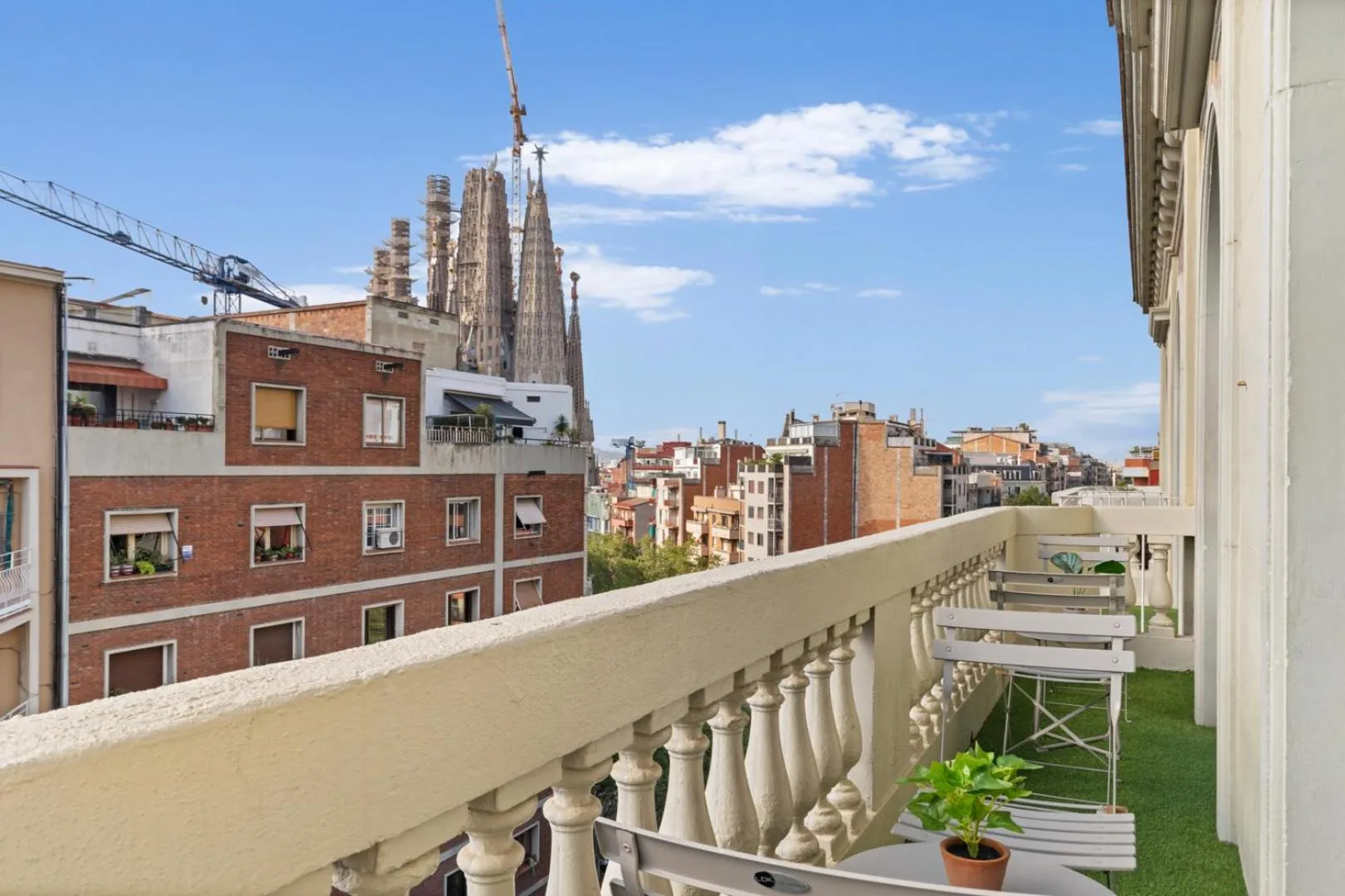 Balcony/Terrace in Suite Home Sagrada Familia