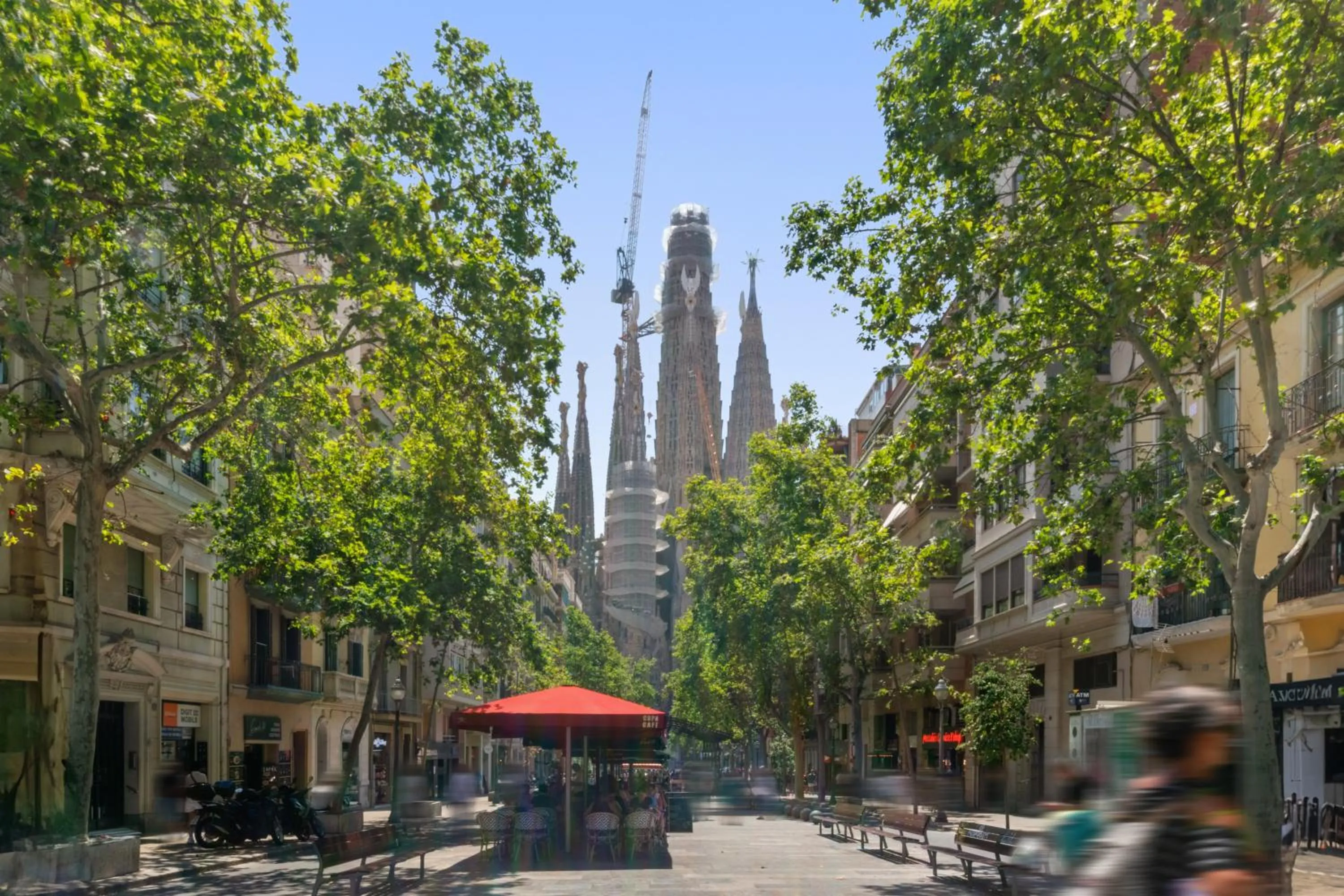 Street view in Suite Home Sagrada Familia