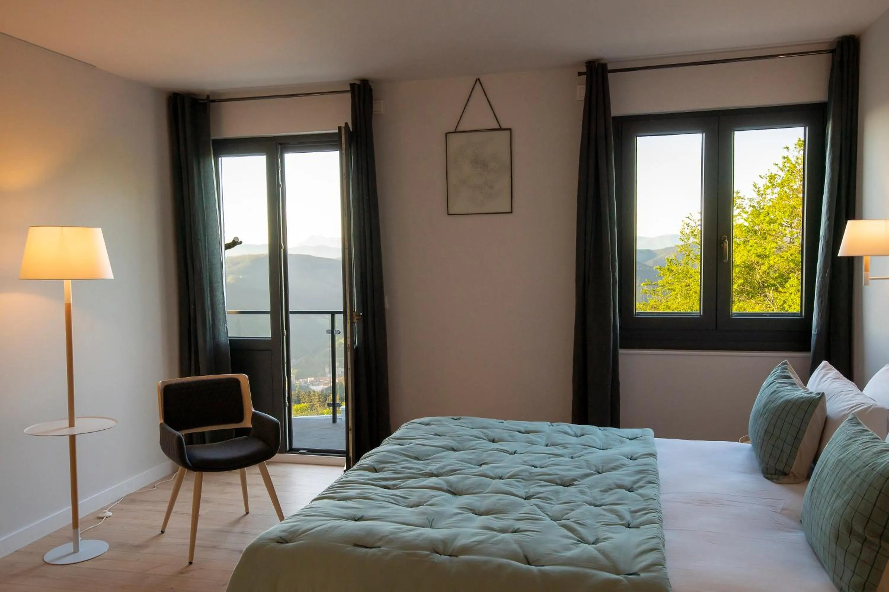 Natural landscape, Bed in IXUA Hotela