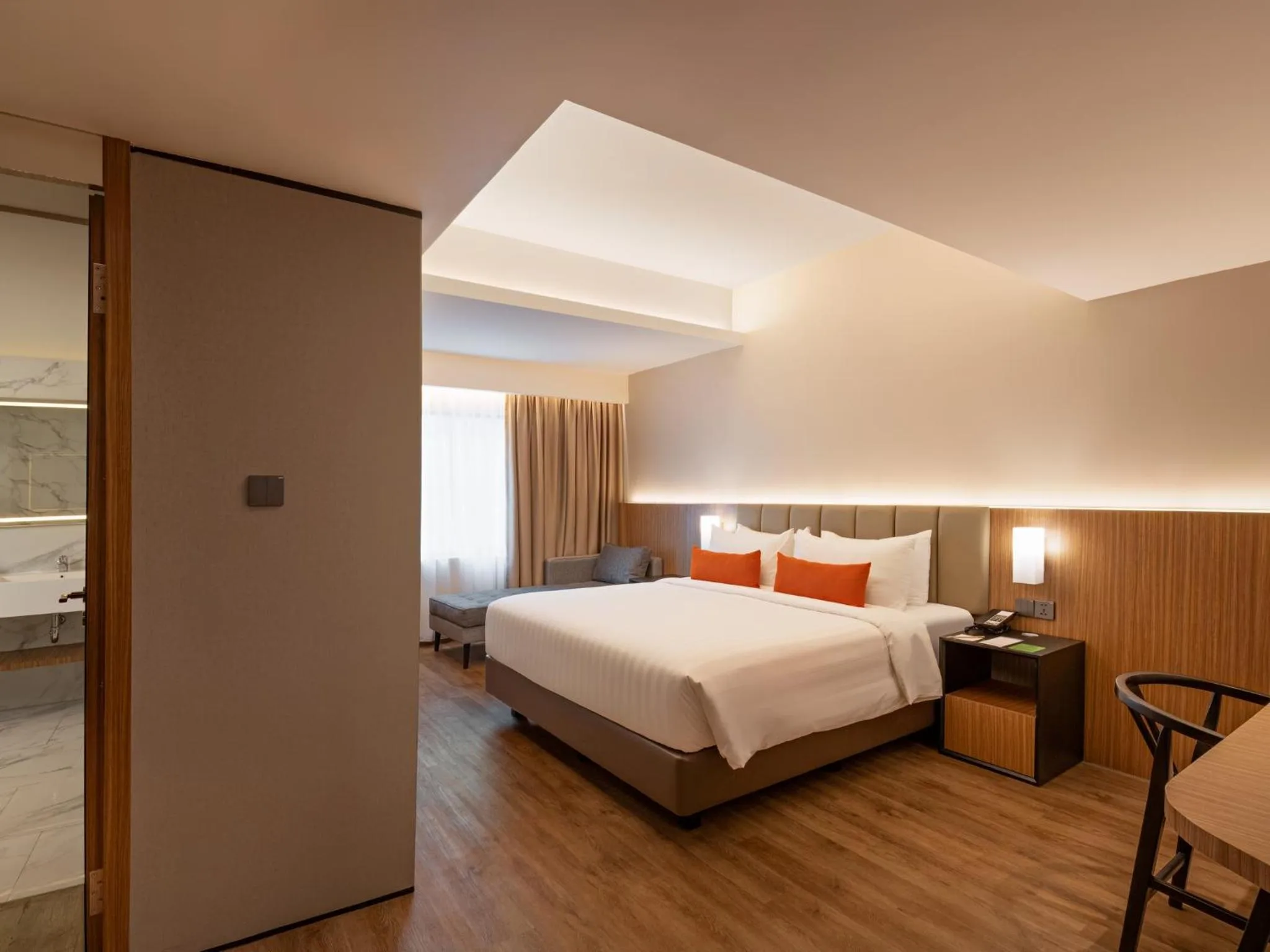 Bed in Grand Zuri Pekanbaru