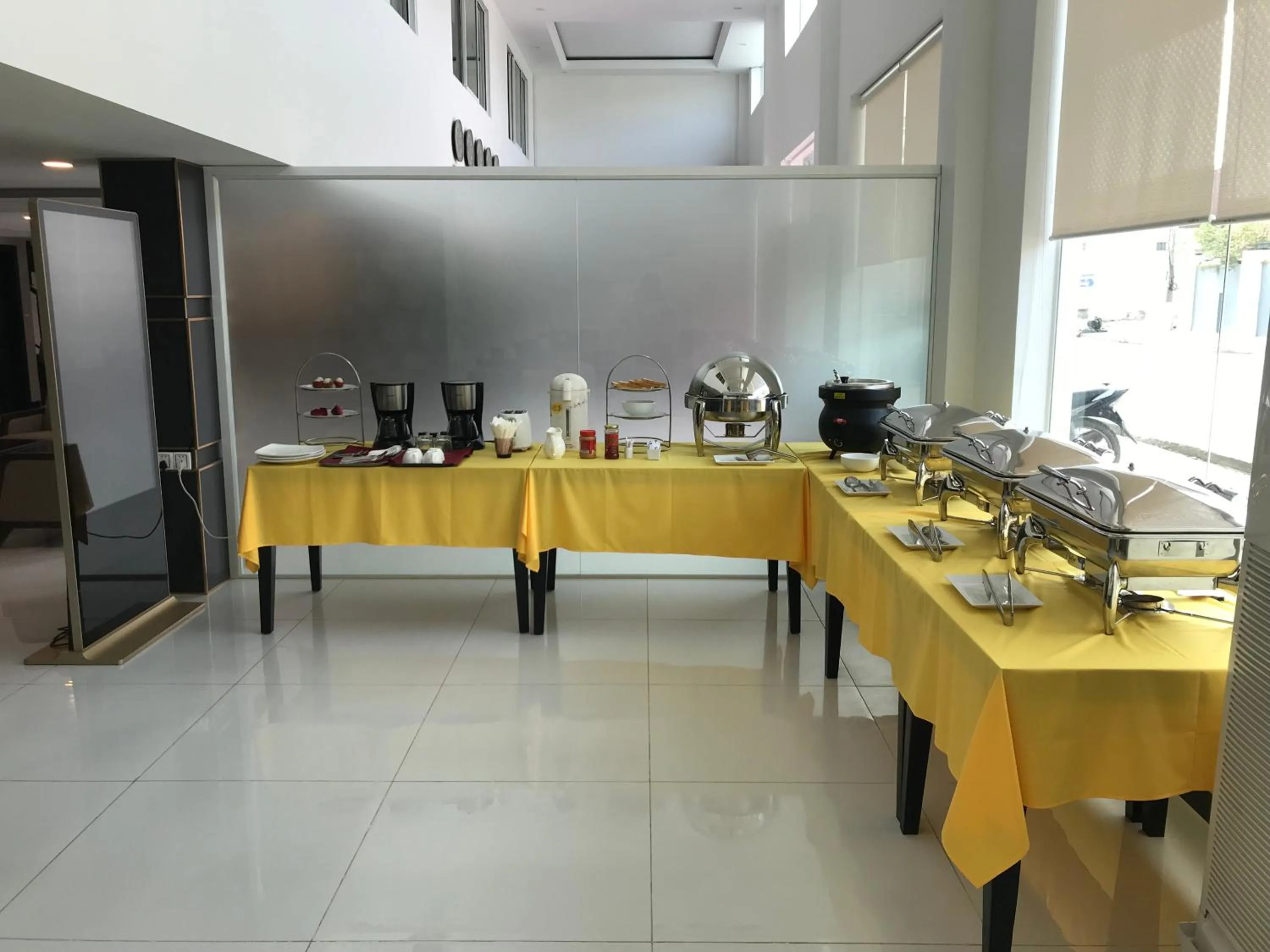 Buffet breakfast in Apple Hotel Two - Near Phnom Penh Airport