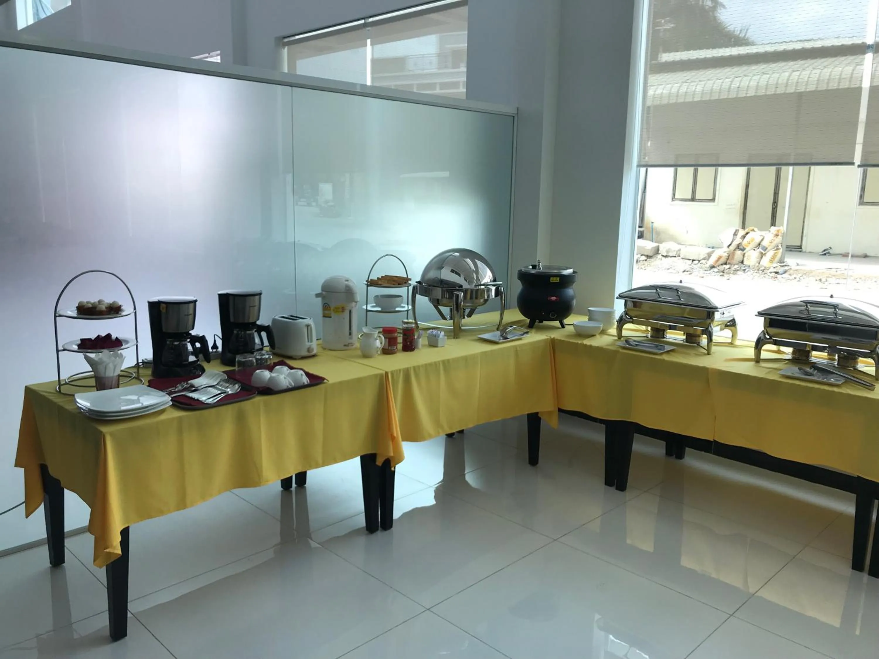 Buffet breakfast in Apple Hotel Two - Near Phnom Penh Airport