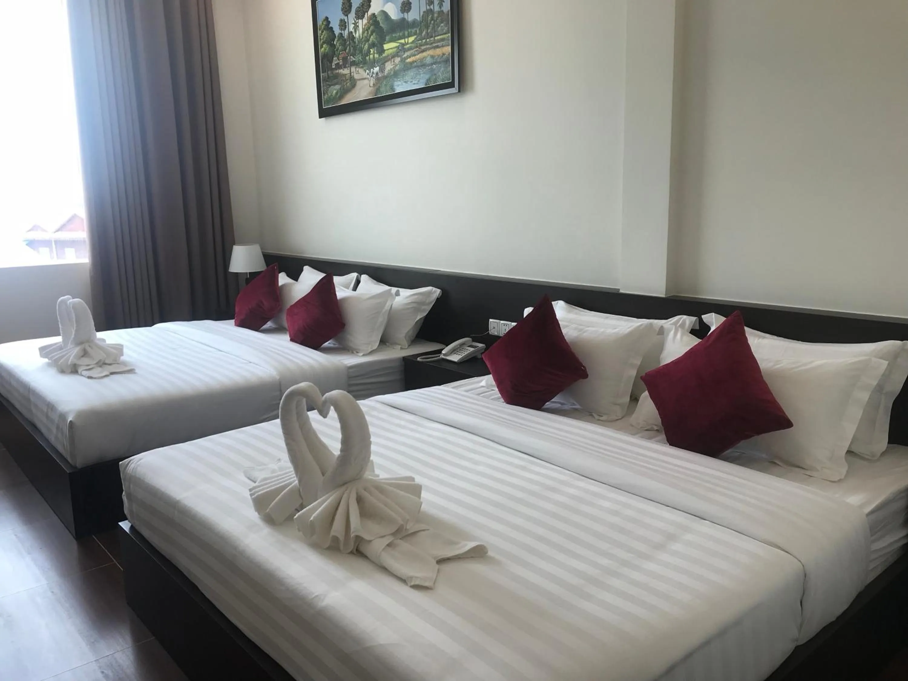 Bedroom, Bed in Apple Hotel Two - Near Phnom Penh Airport