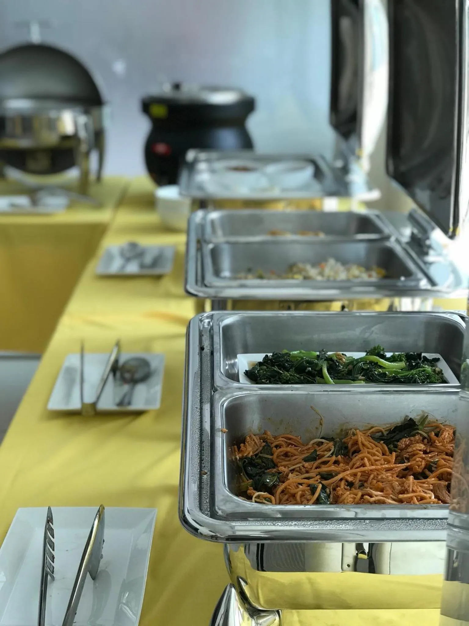 Buffet breakfast in Apple Hotel Two - Near Phnom Penh Airport