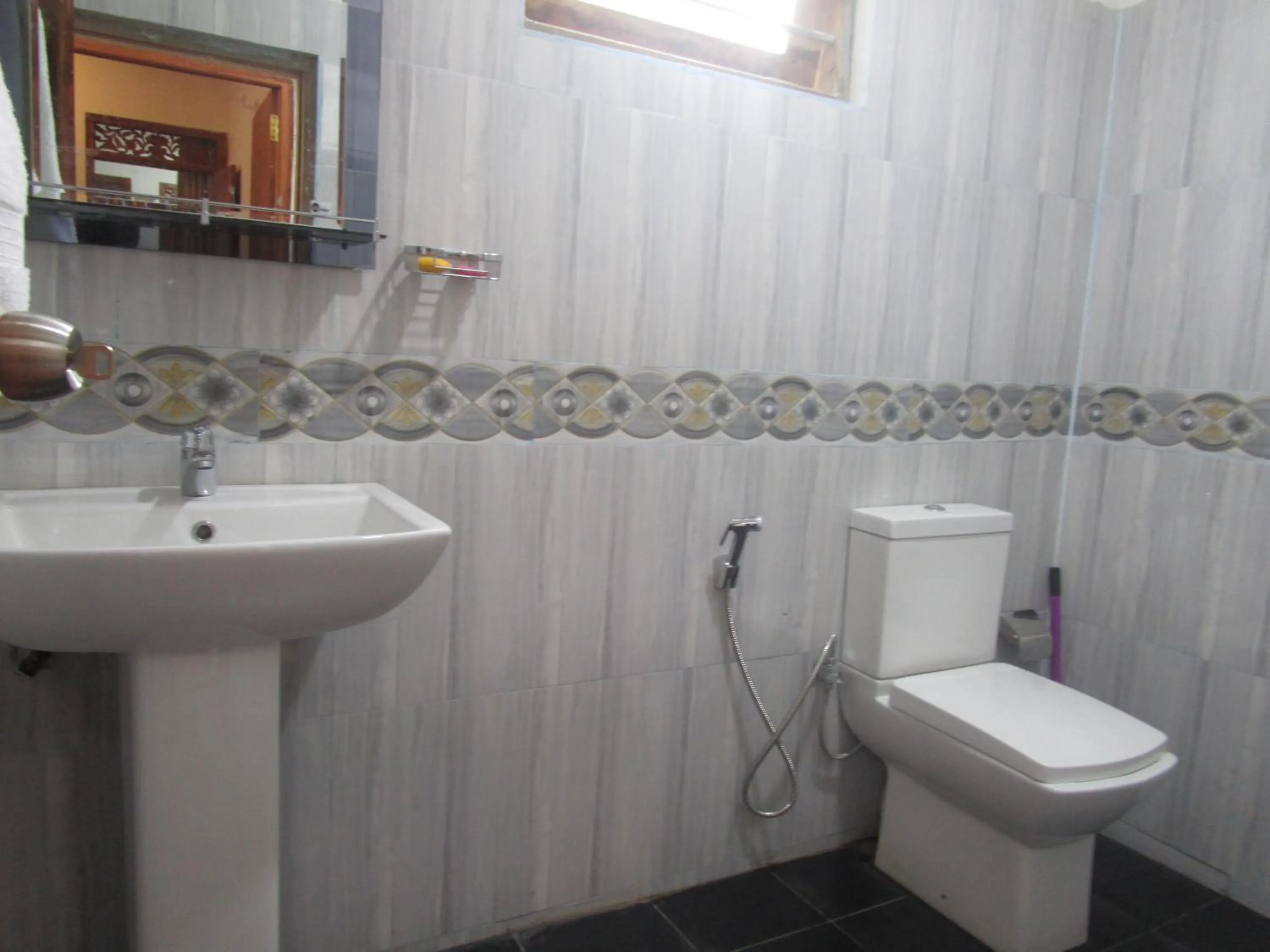 Bathroom in Green Herbal Ayurvedic Eco-Lodge