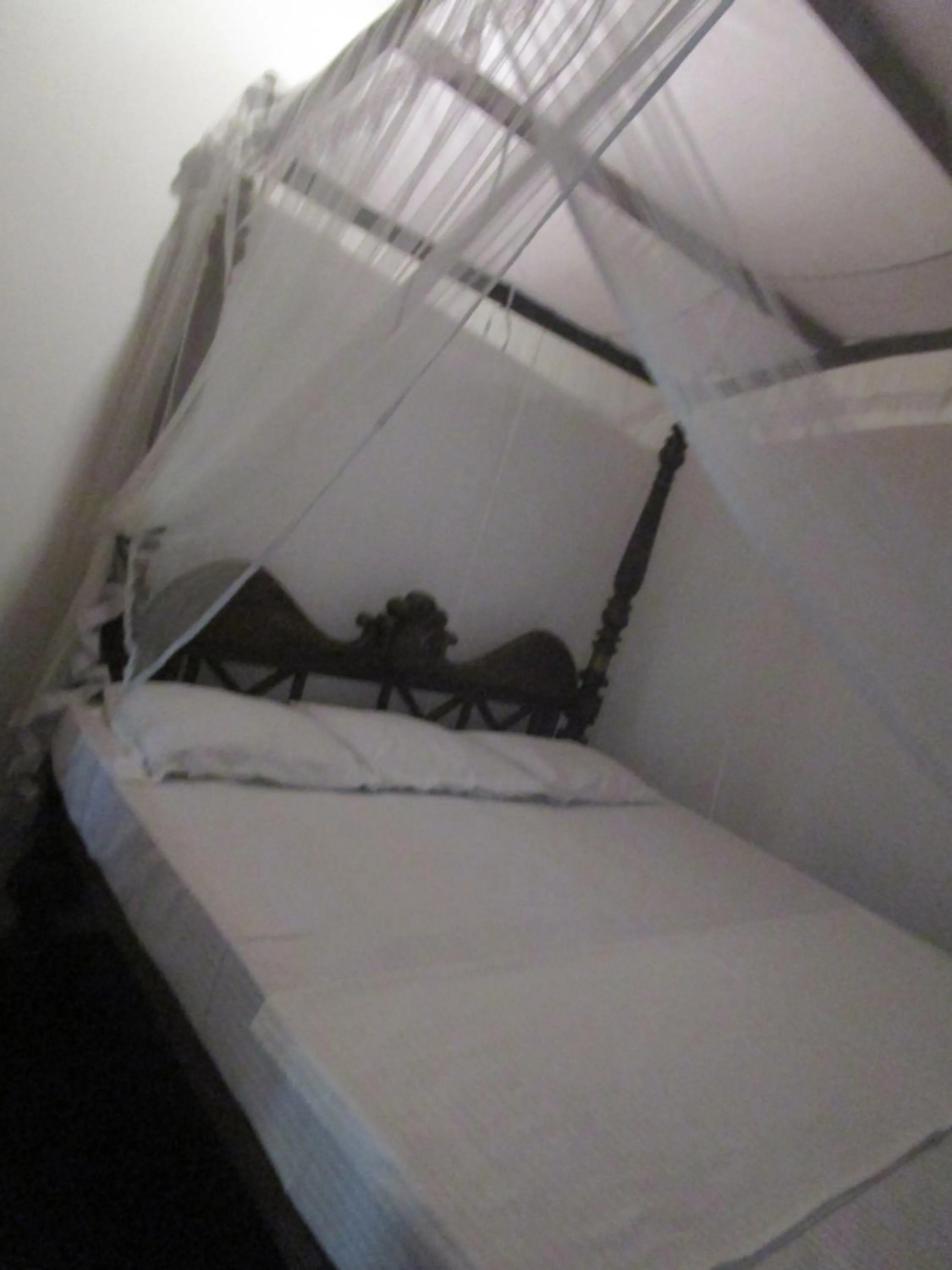 Bed in Green Herbal Ayurvedic Eco-Lodge