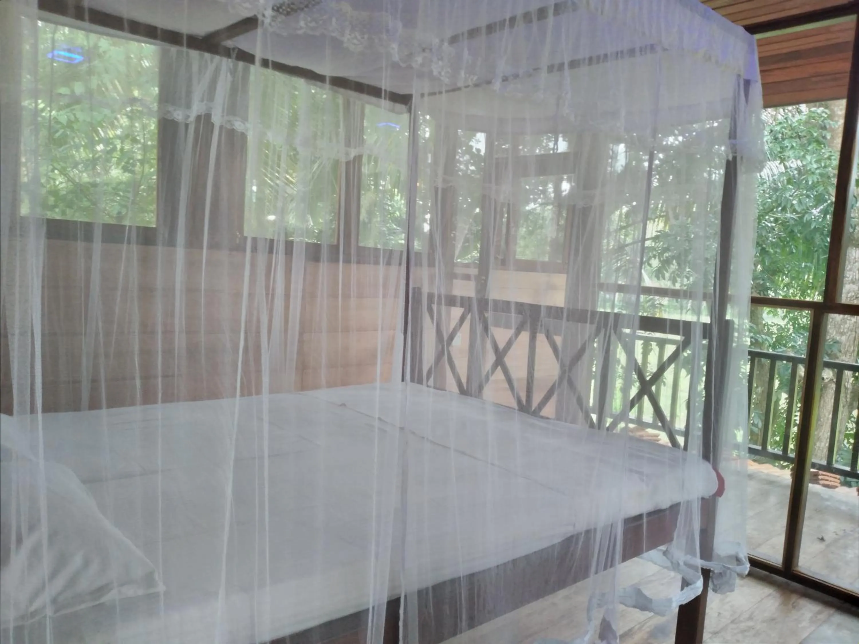 Natural landscape, Bed in Green Herbal Ayurvedic Eco-Lodge