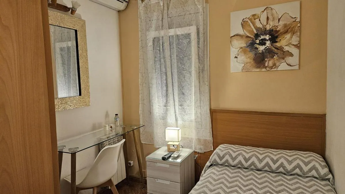 Bed in Hostal Rio De Castro