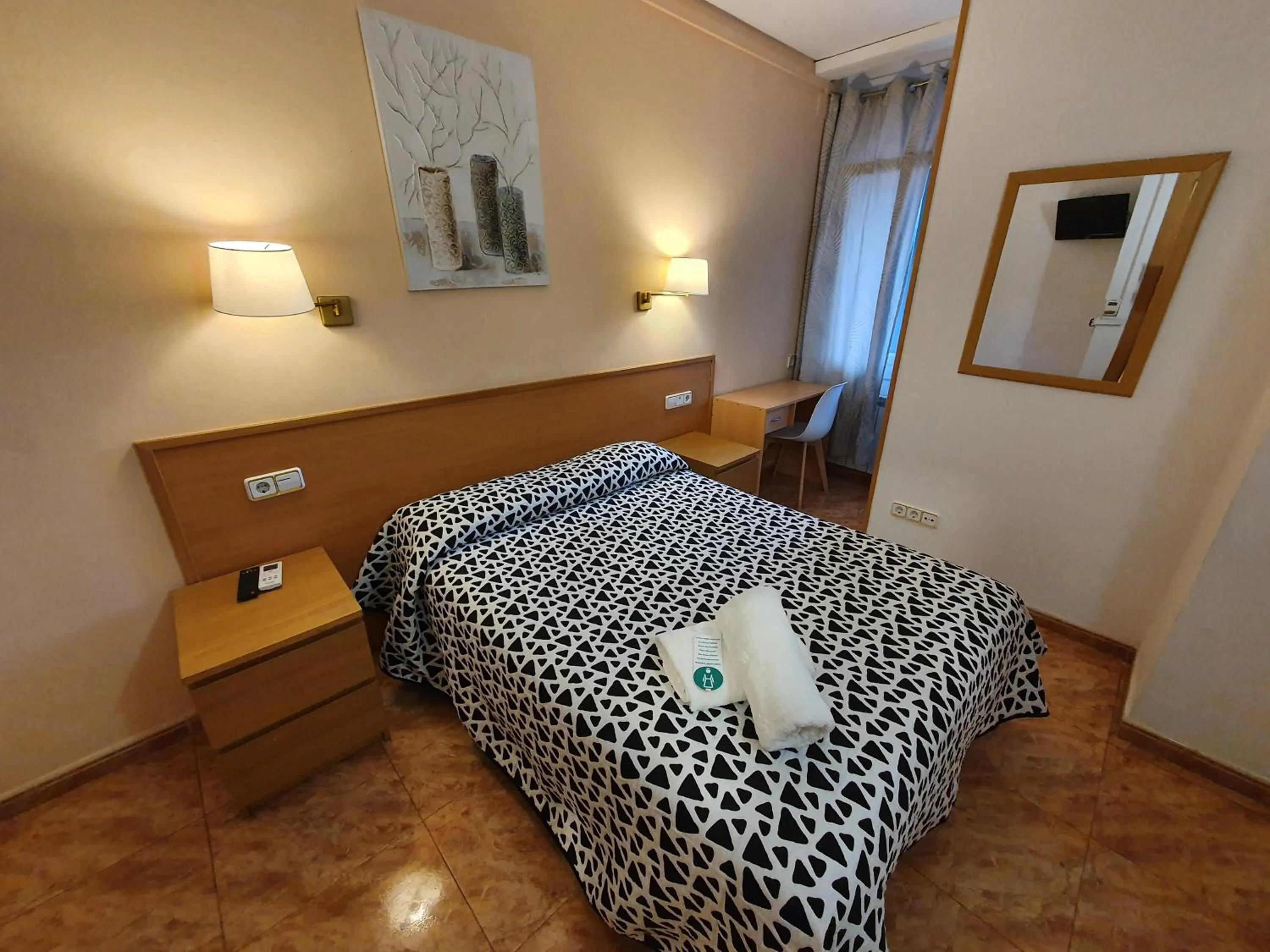 Bed in Hostal Rio De Castro