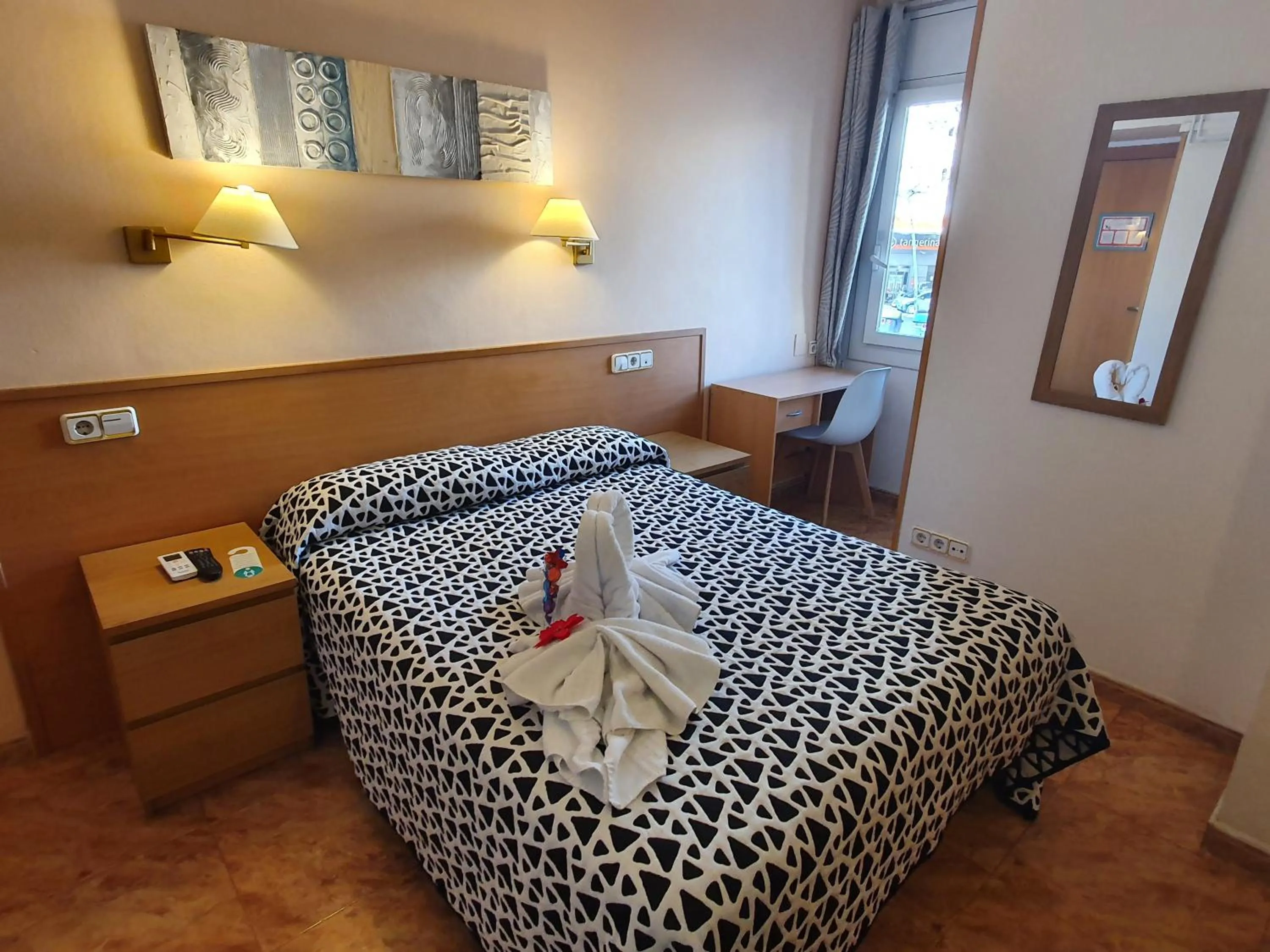 Bed in Hostal Rio De Castro