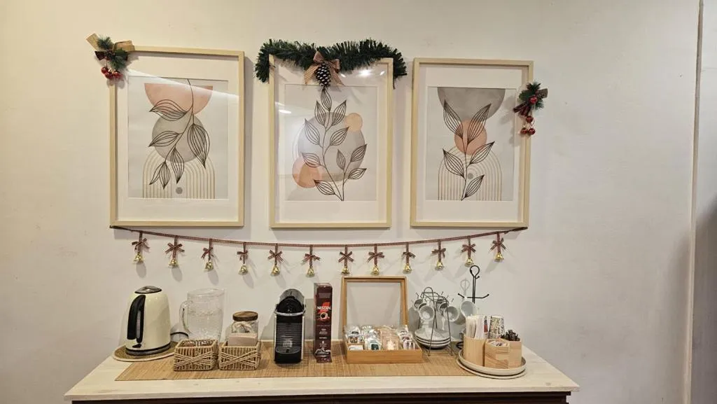 Living room in Hostal Rio De Castro