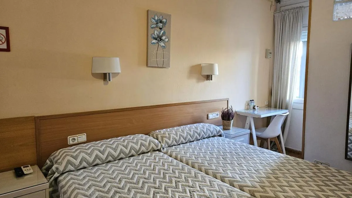 Bed in Hostal Rio De Castro