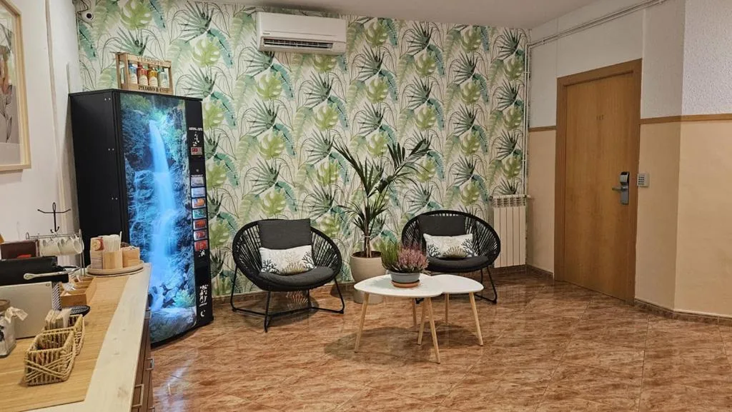 Living room in Hostal Rio De Castro