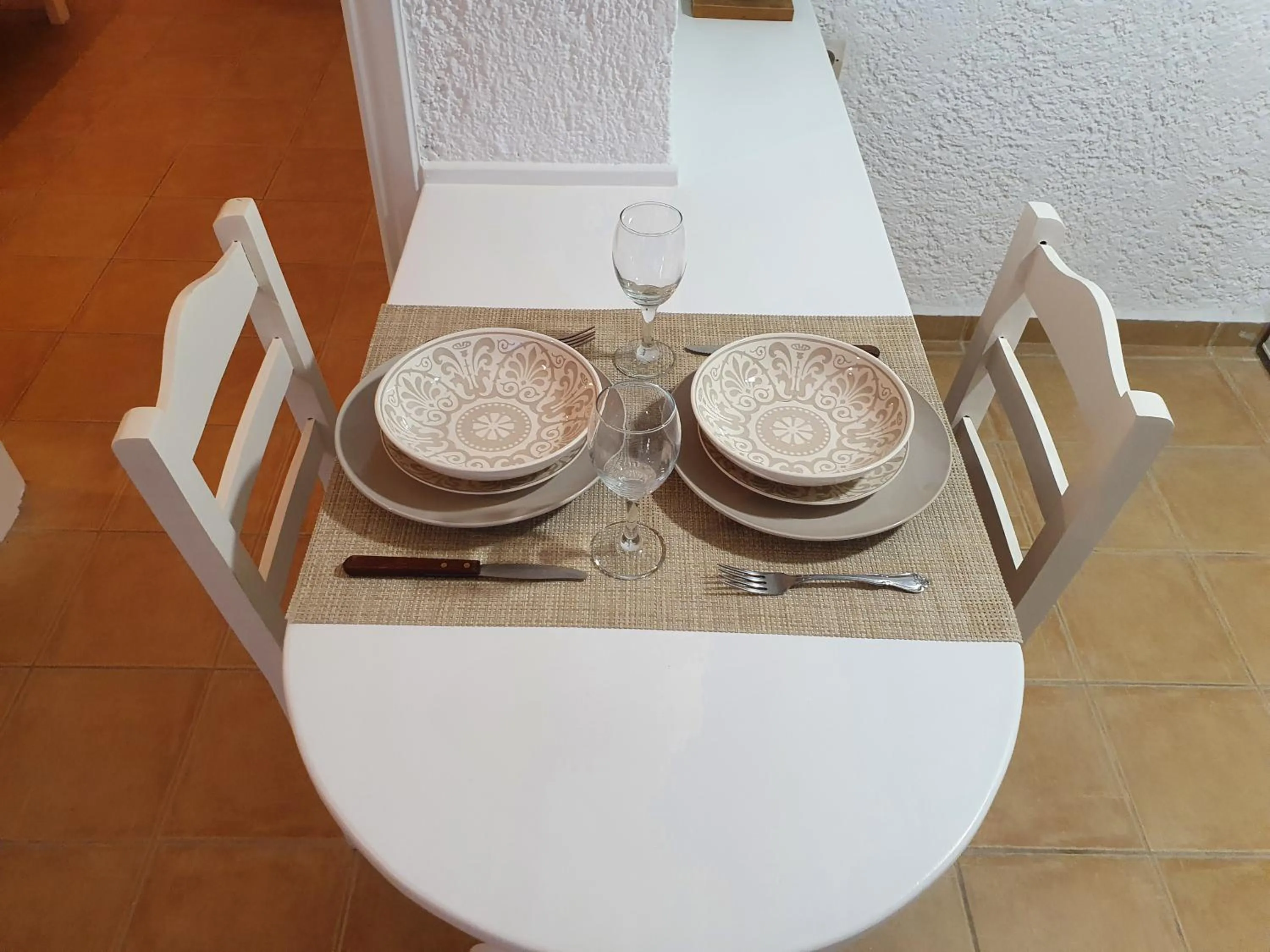 Dining area in Elenis Studios