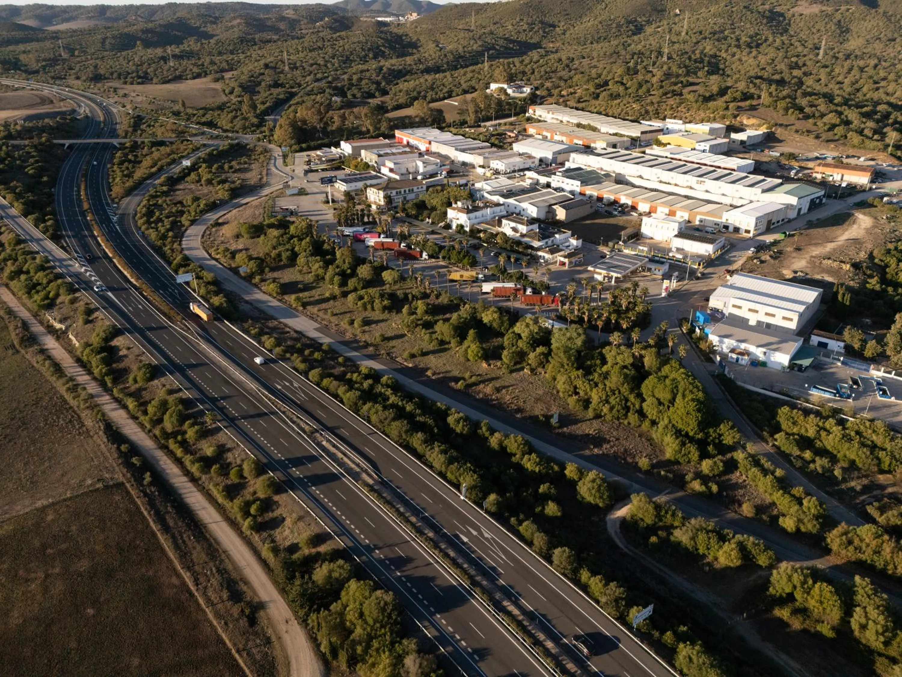 Natural landscape in La Palmosa