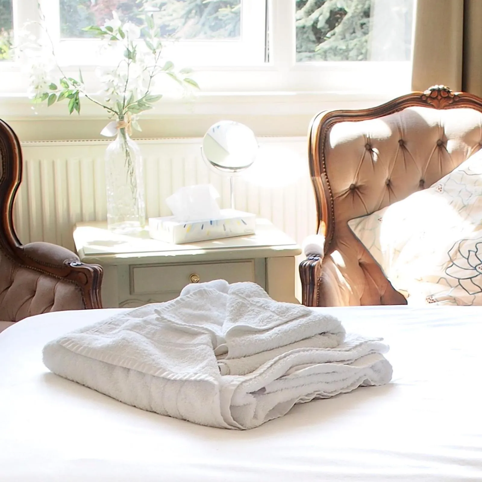 Bed in Leaded Light Guest House