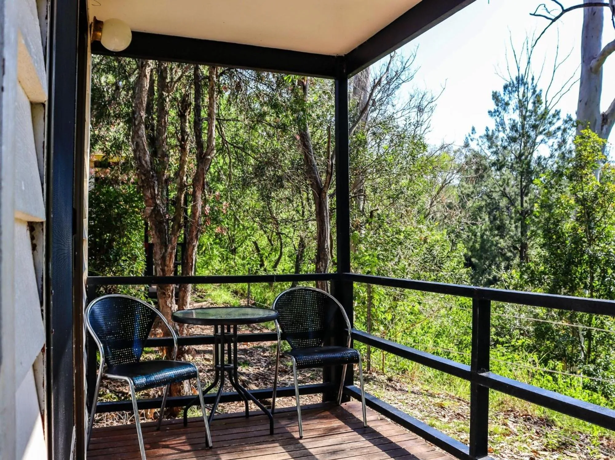 Balcony/Terrace in BIG4 Cania Gorge Holiday Park